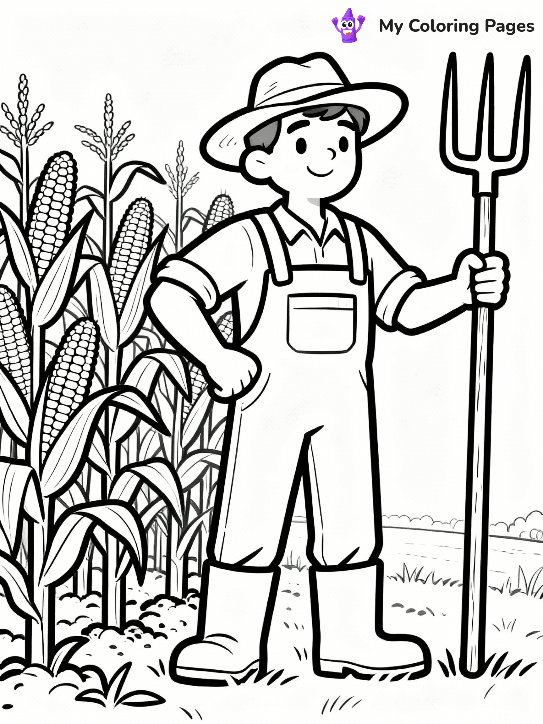 Farm Coloring Pages - 26
