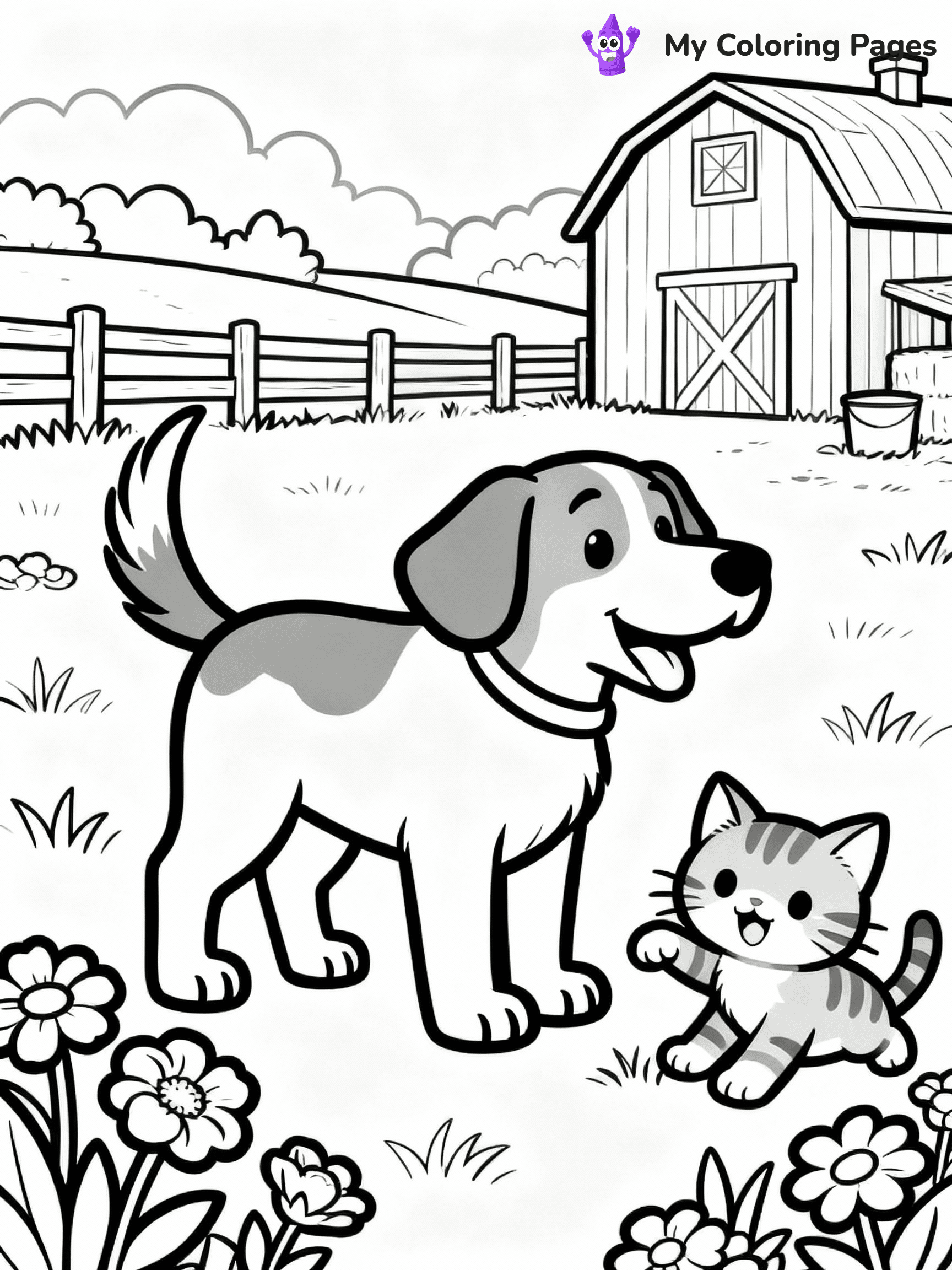 Farm Coloring Pages - 7