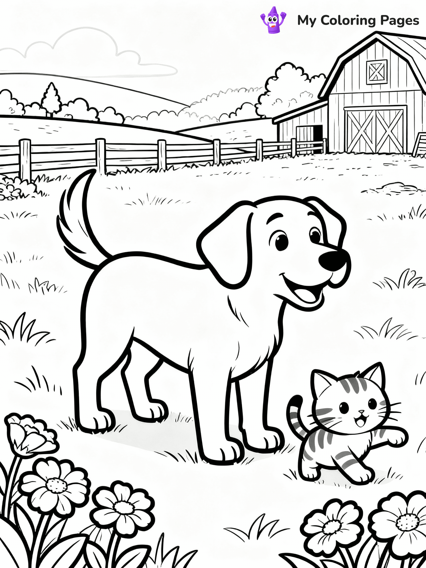 Farm Coloring Pages - 6