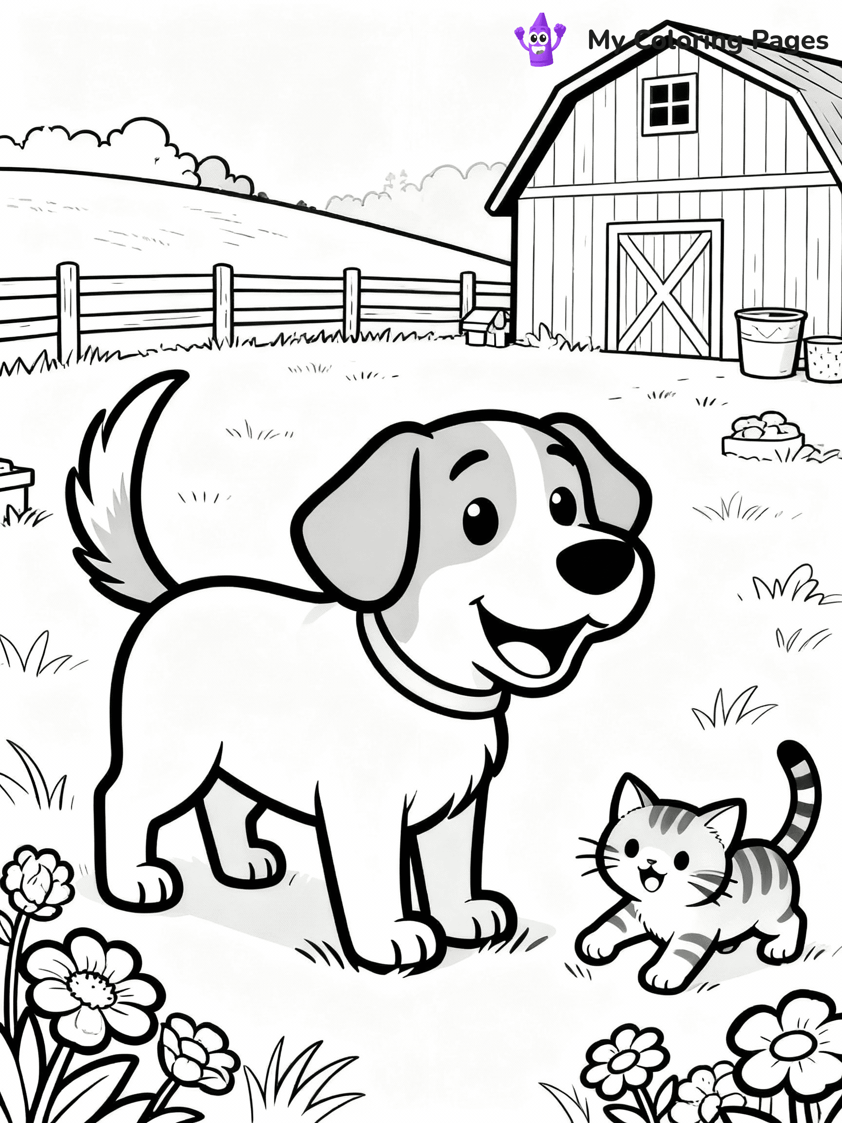 Farm Coloring Pages - 5