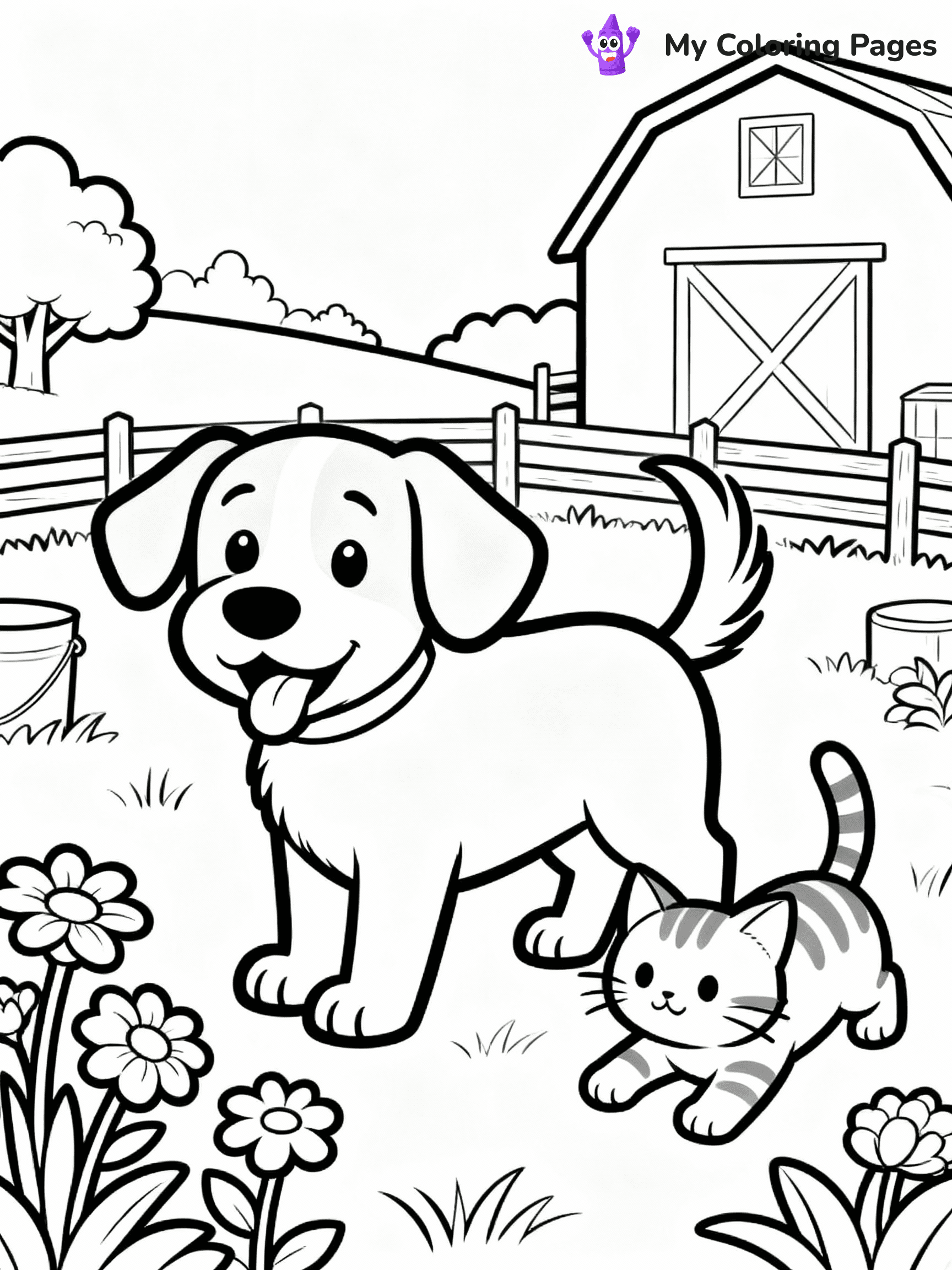 Farm Coloring Pages - 4