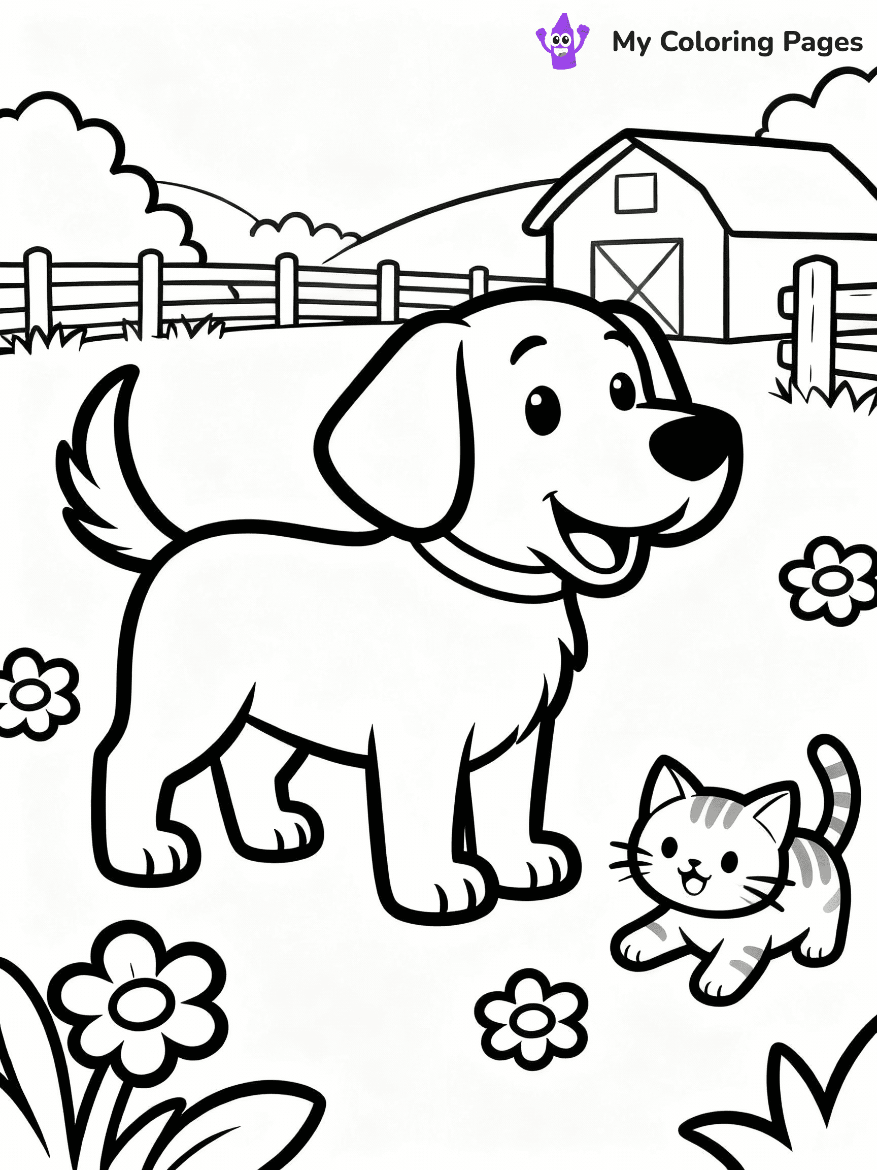 Farm Coloring Pages - 3