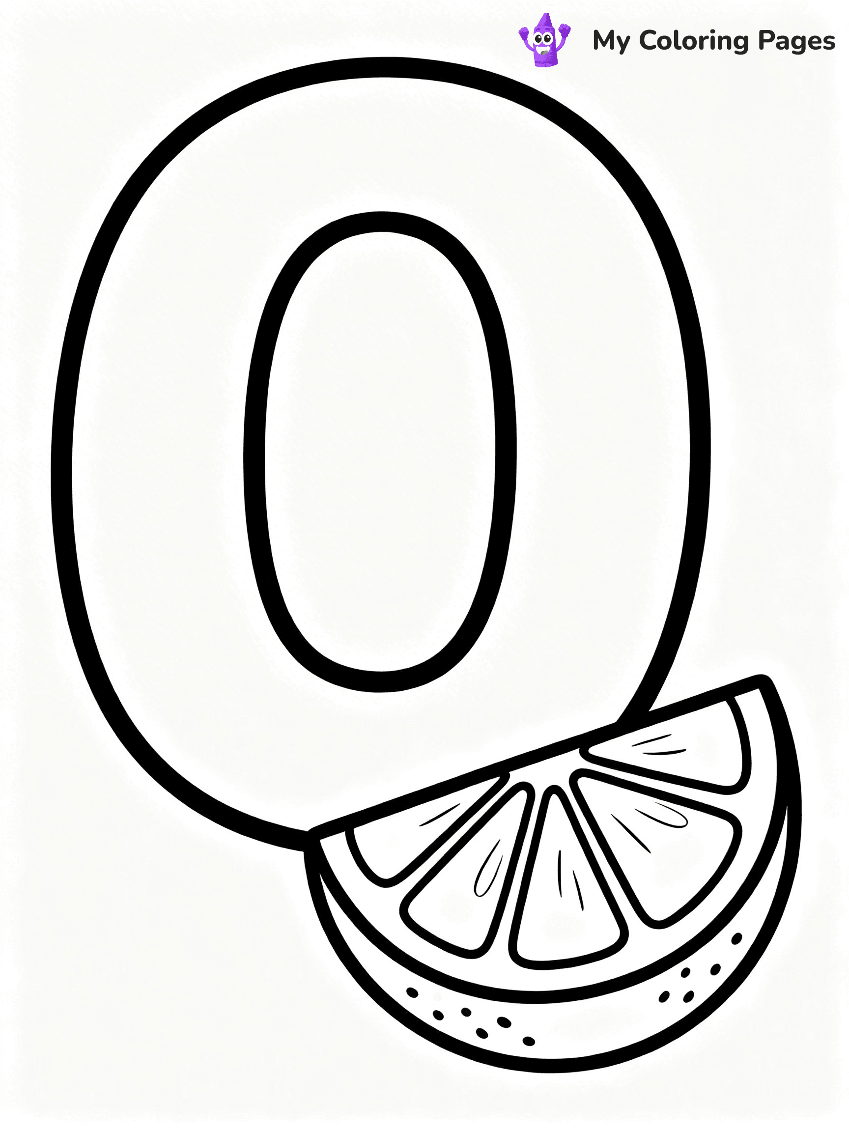 Letter O Coloring Pages - 24