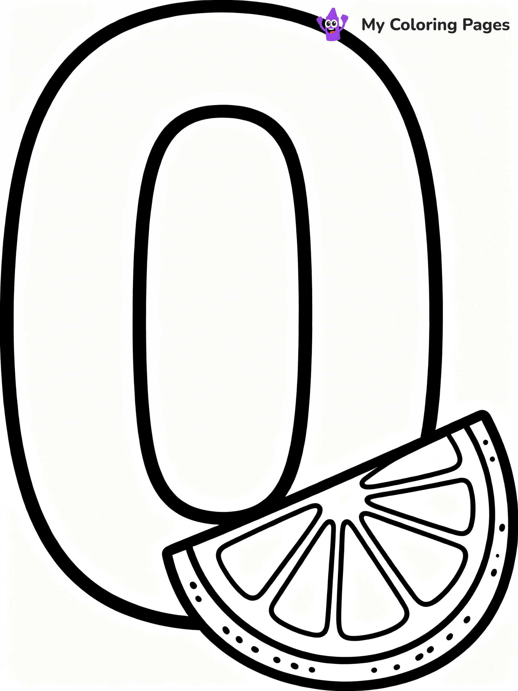 Letter O Coloring Pages - 23