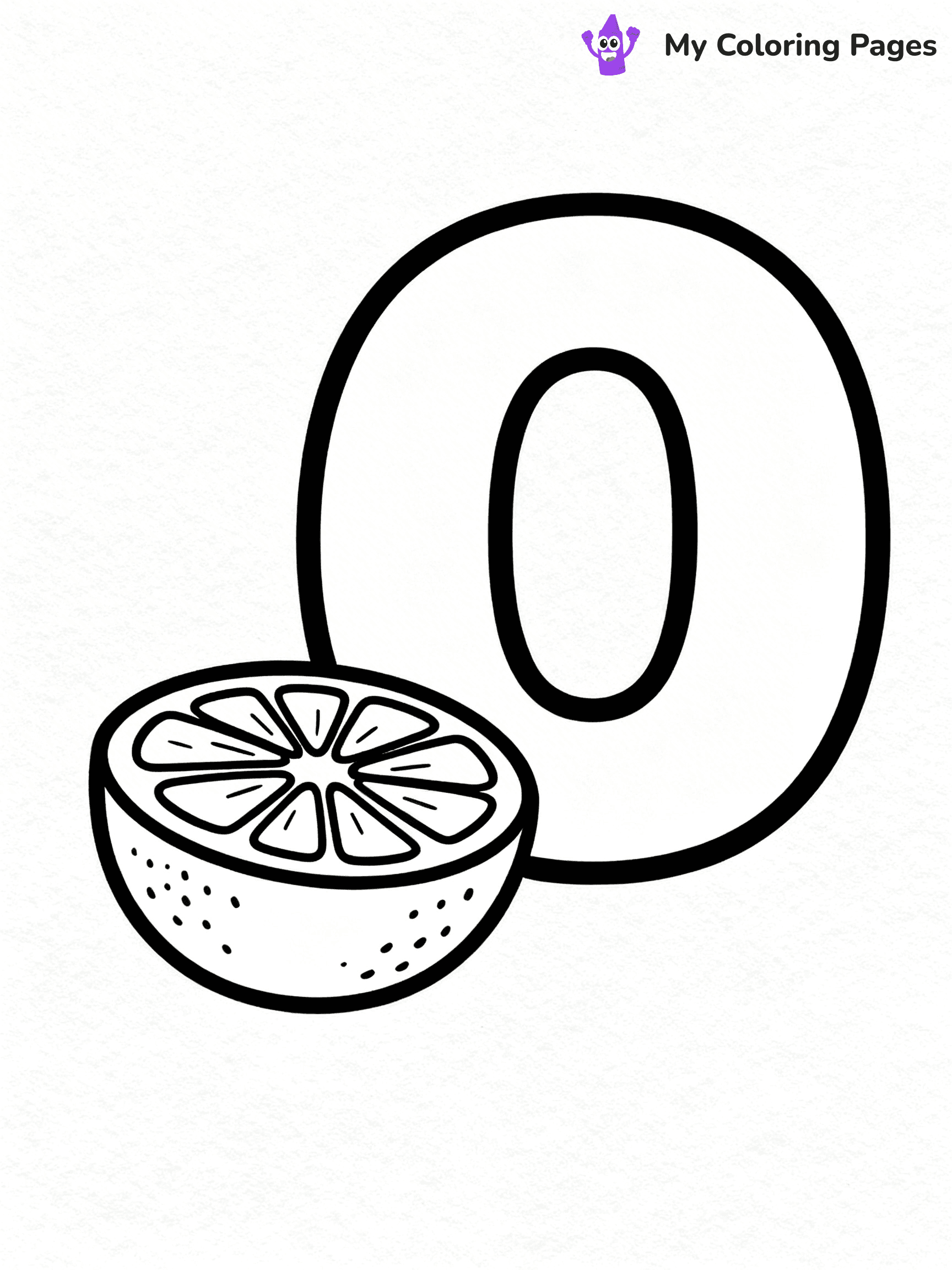 Letter O Coloring Pages - 21