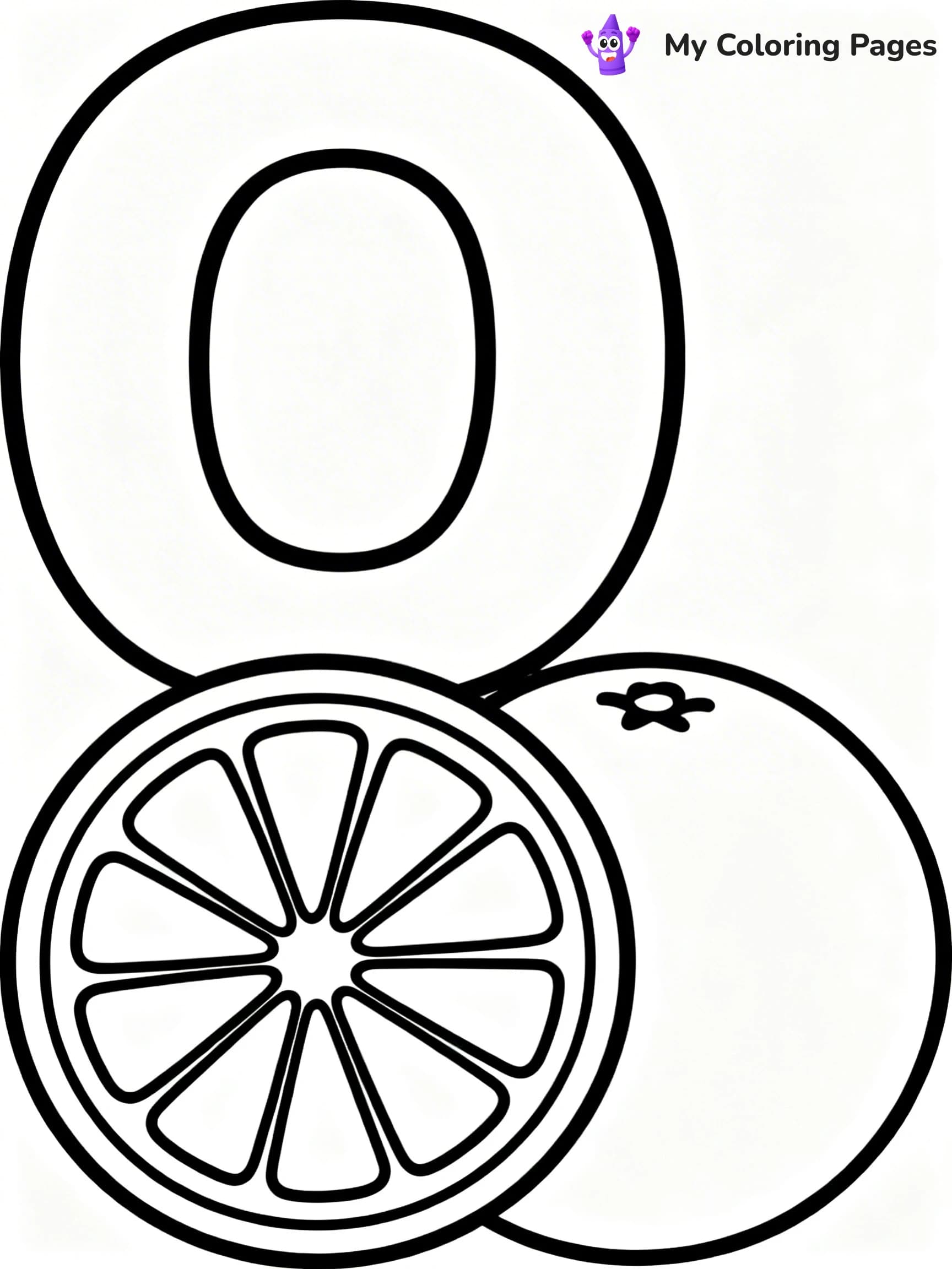 Letter O Coloring Pages - 20