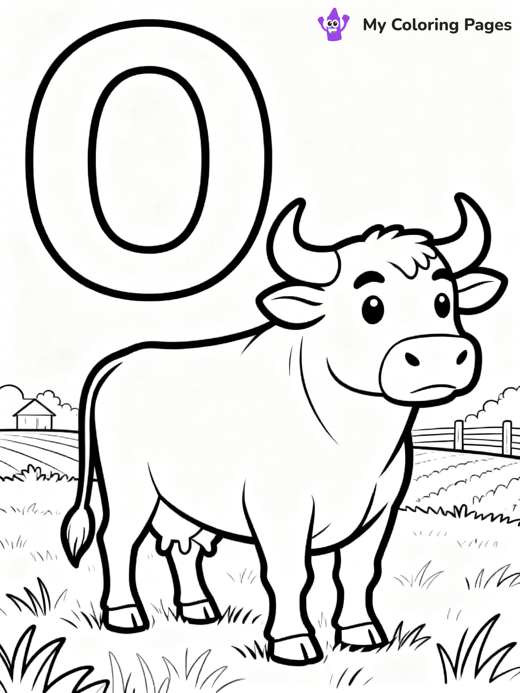 Letter O Coloring Pages - 19