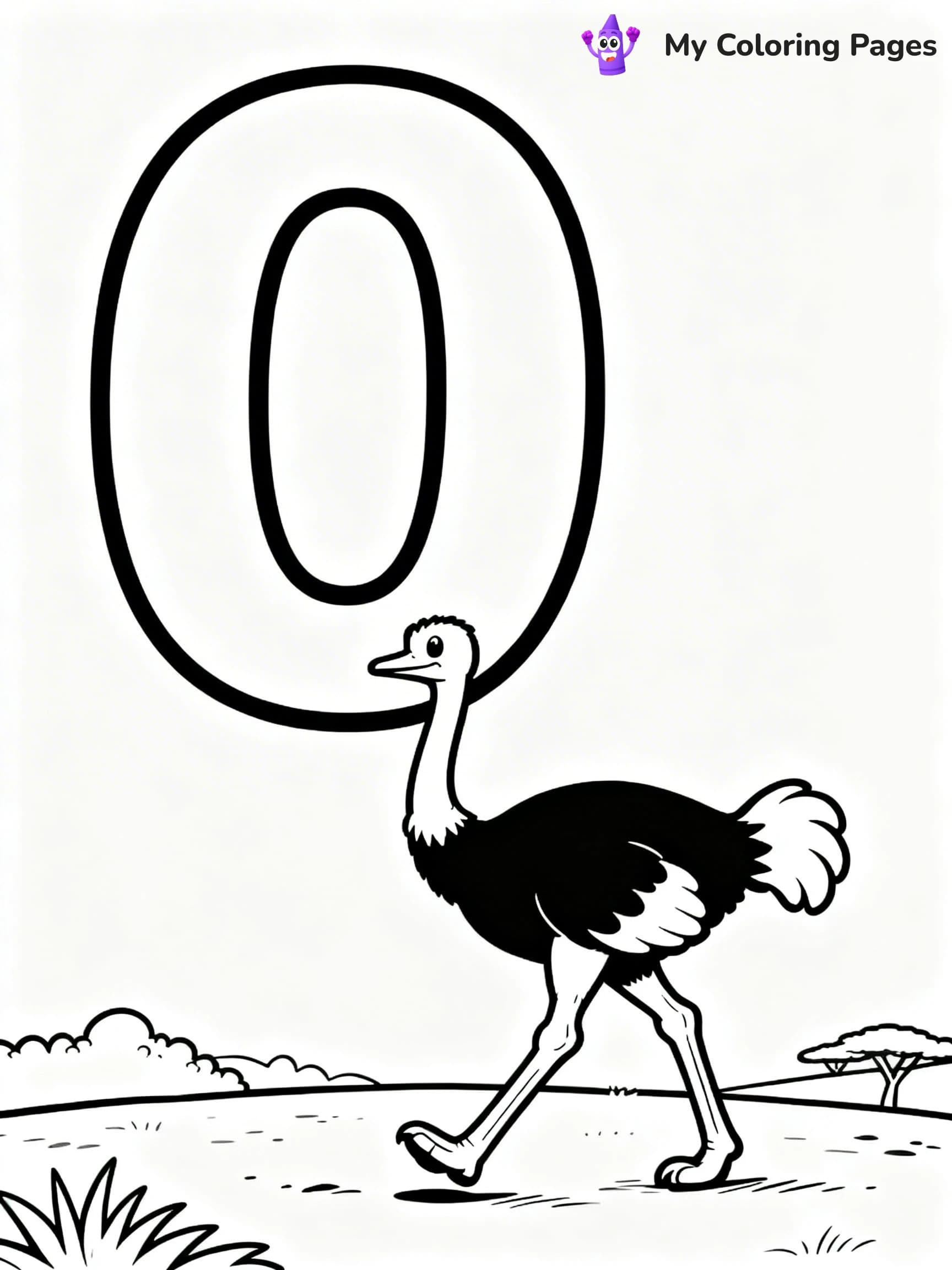 Letter O Coloring Pages - 12