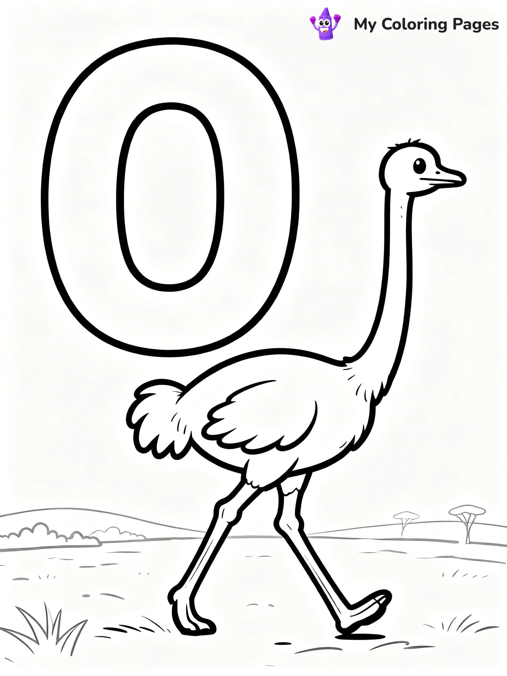 Letter O Coloring Pages - 11