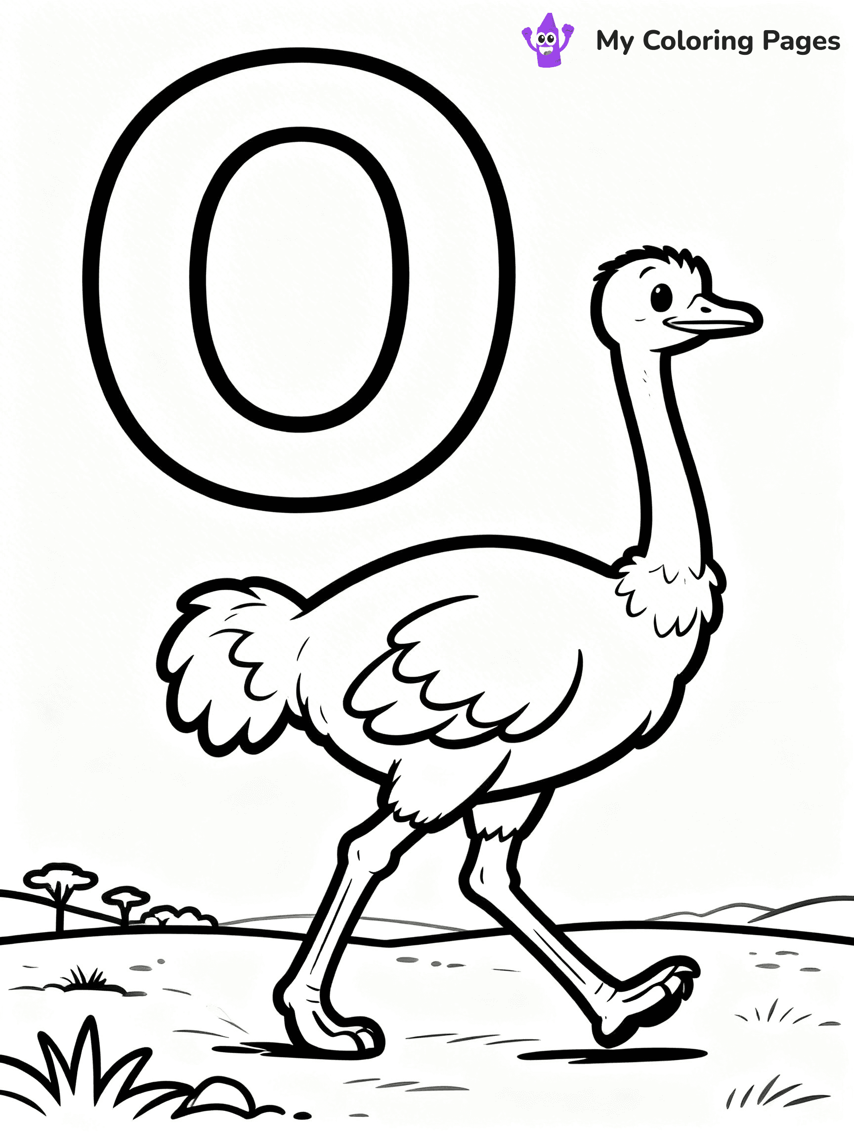 Letter O Coloring Pages - 10