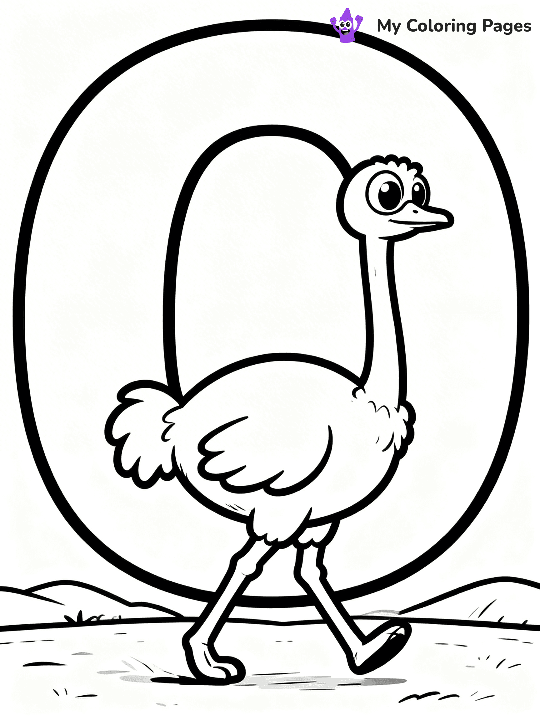 Letter O Coloring Pages - 9