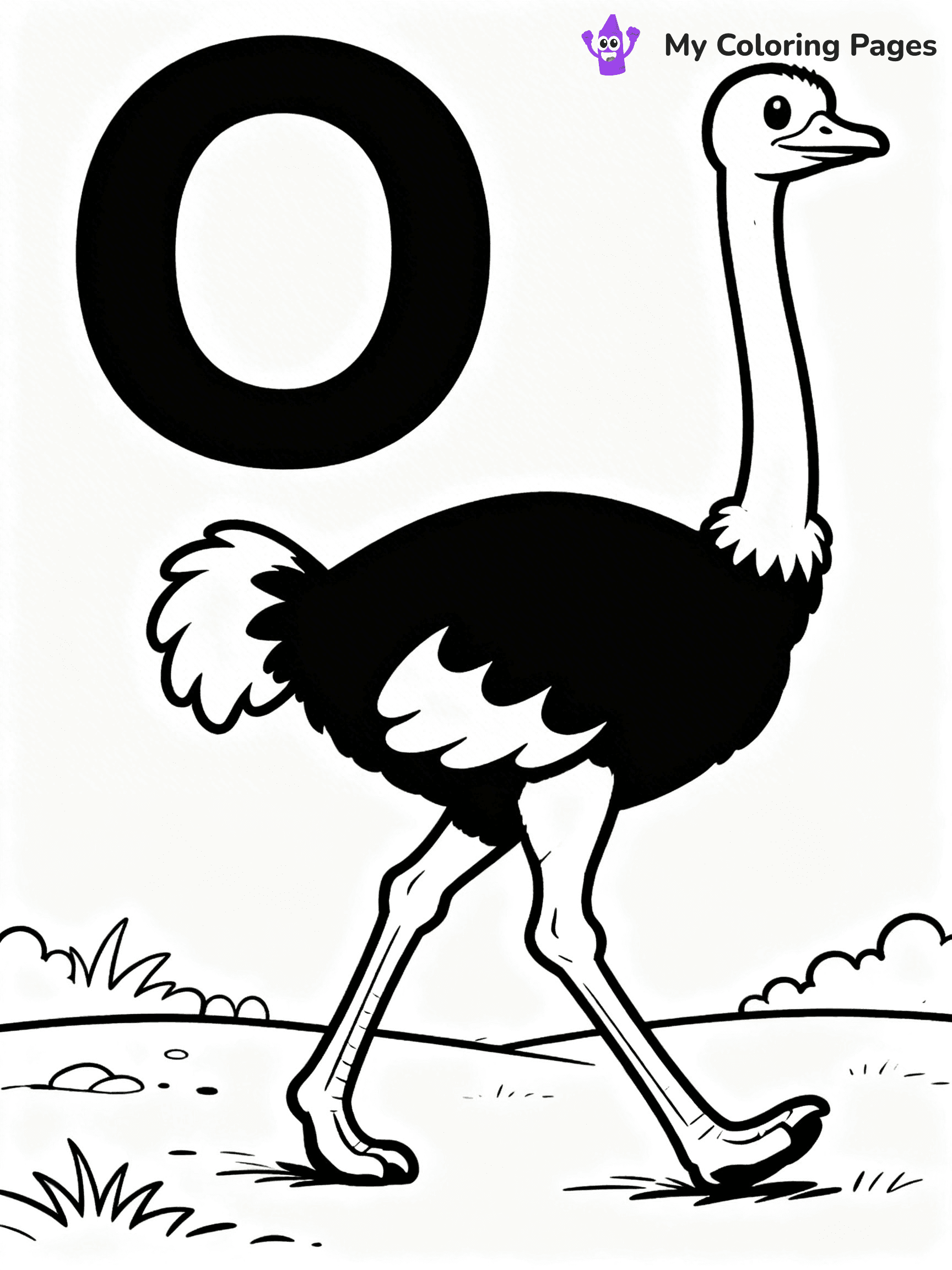 Letter O Coloring Pages - 7