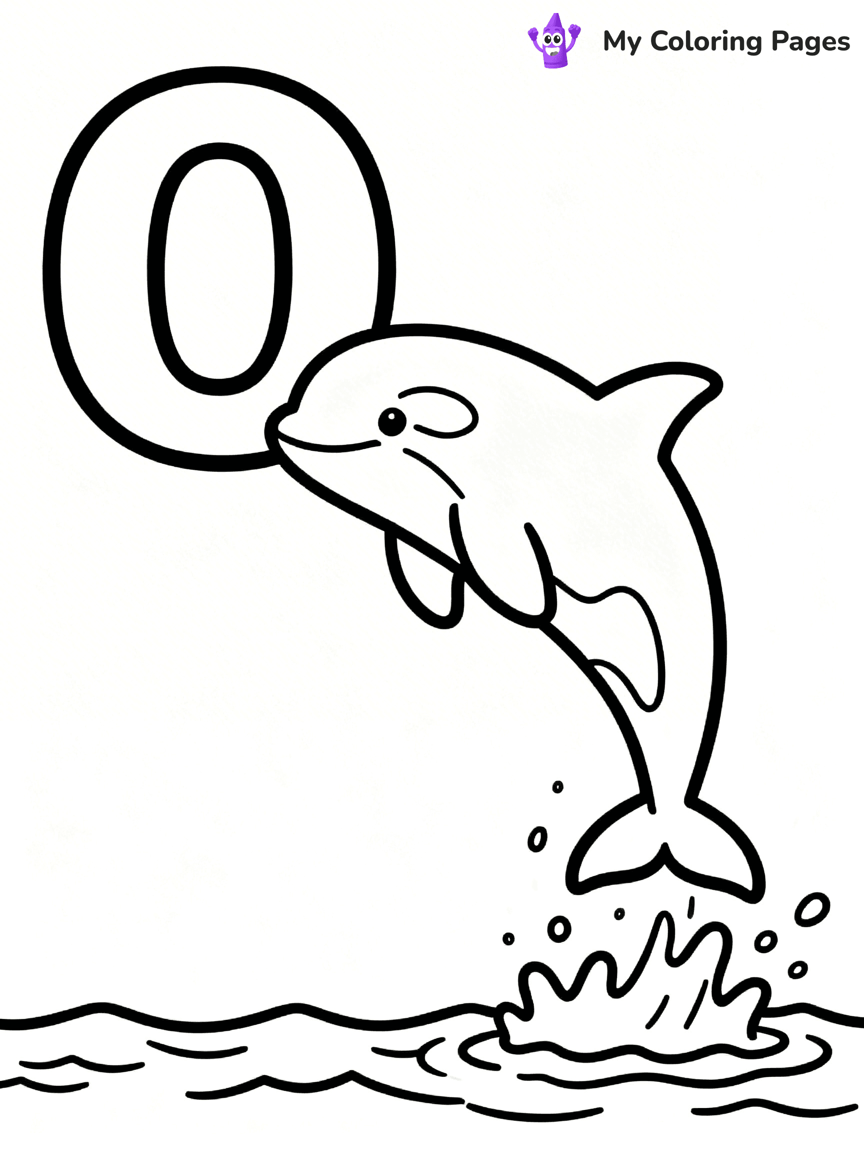 Letter O Coloring Pages - 1