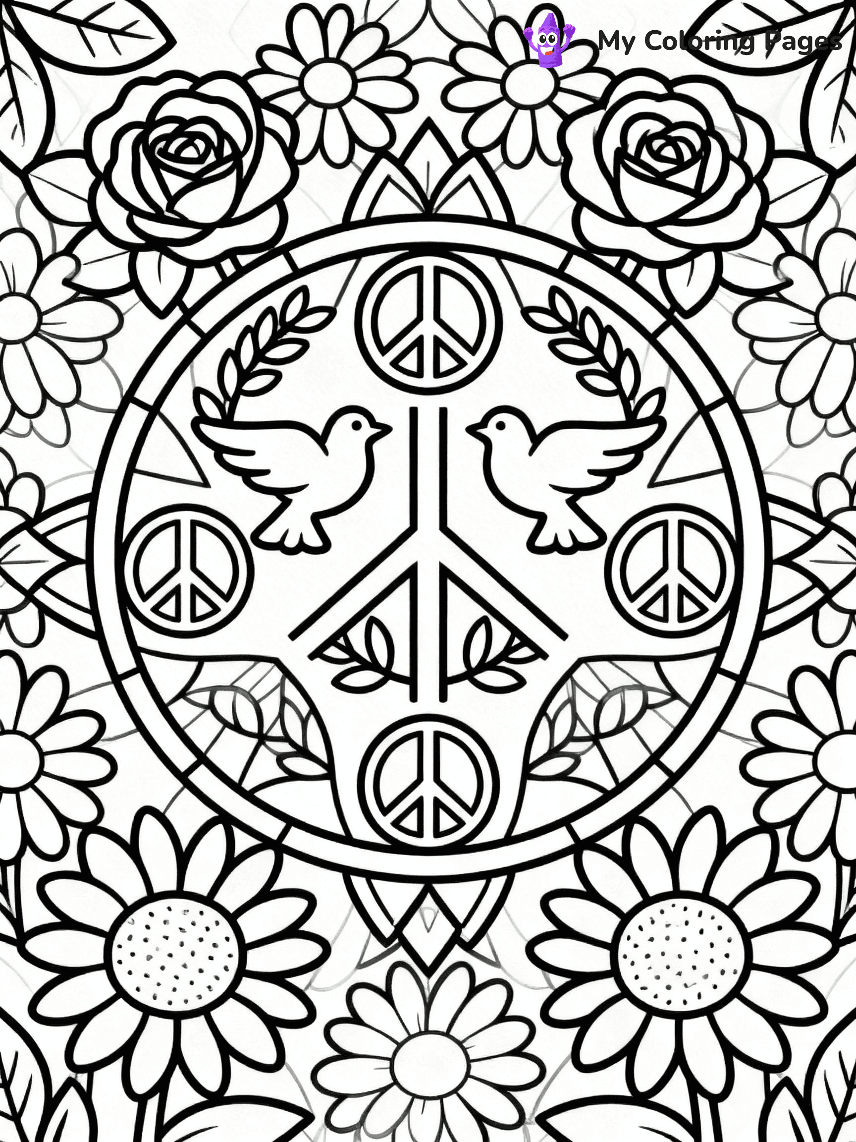 Peace Coloring Pages - 77