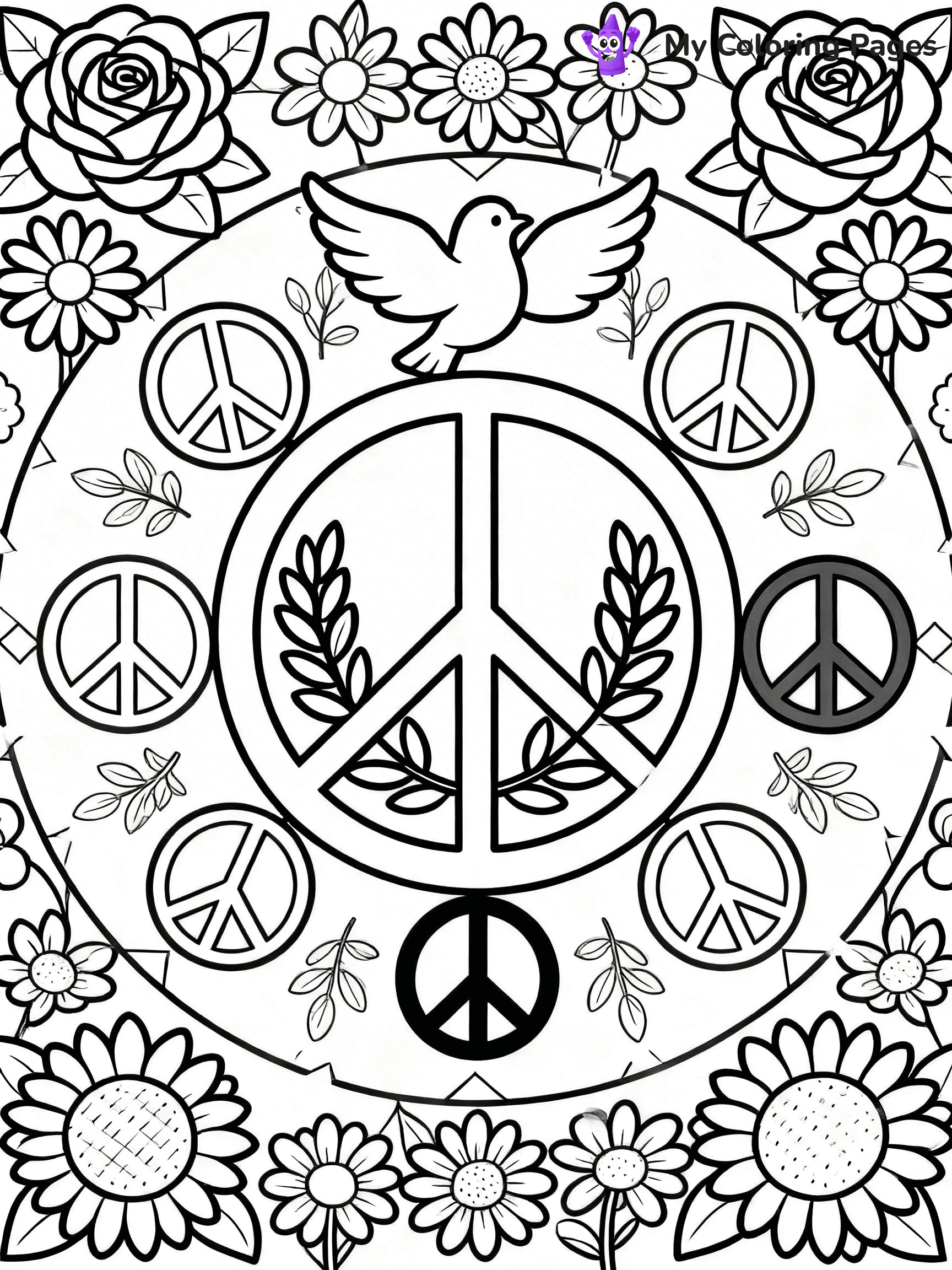 Peace Coloring Pages - 73