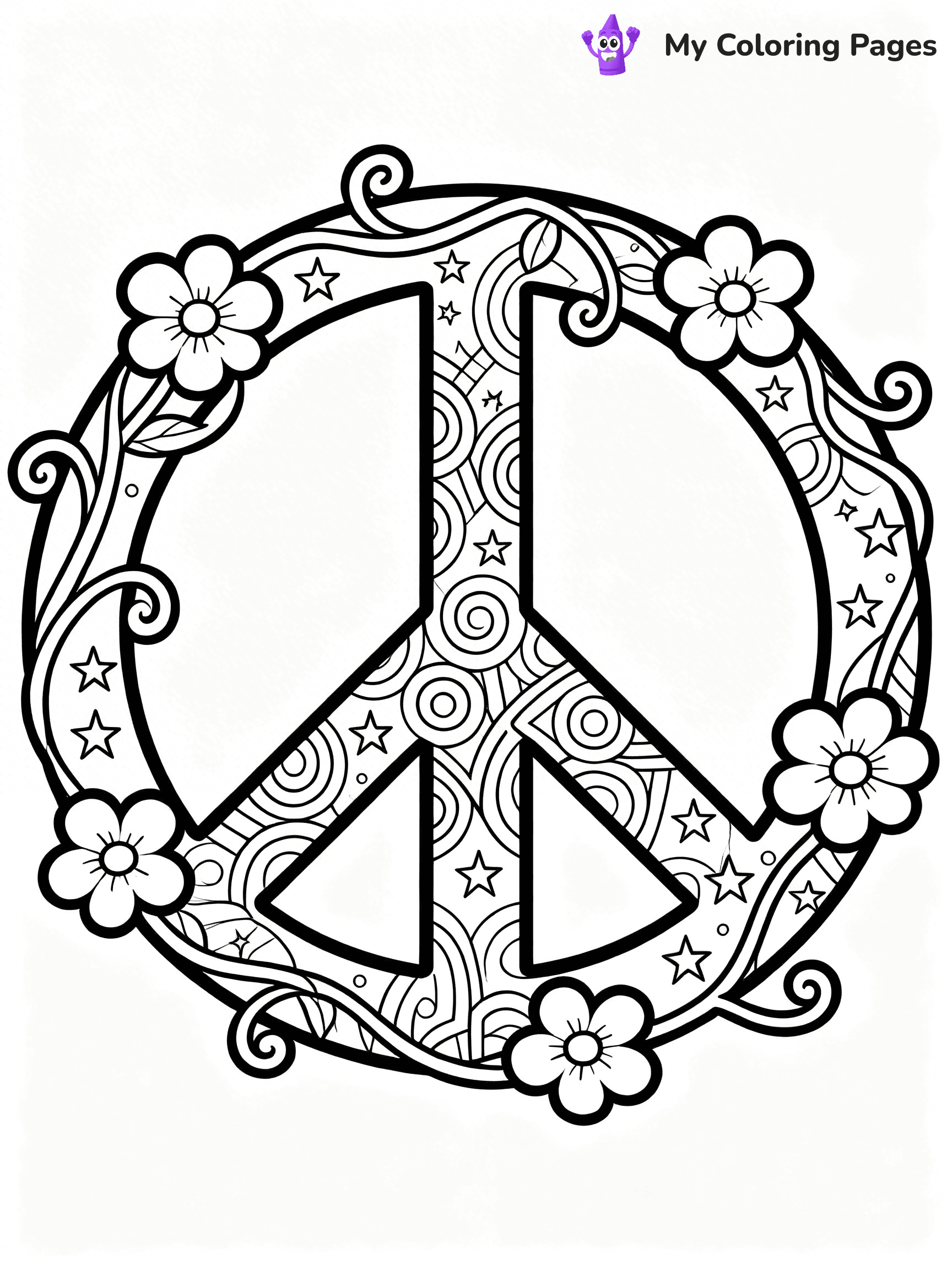 Peace Coloring Pages - 65