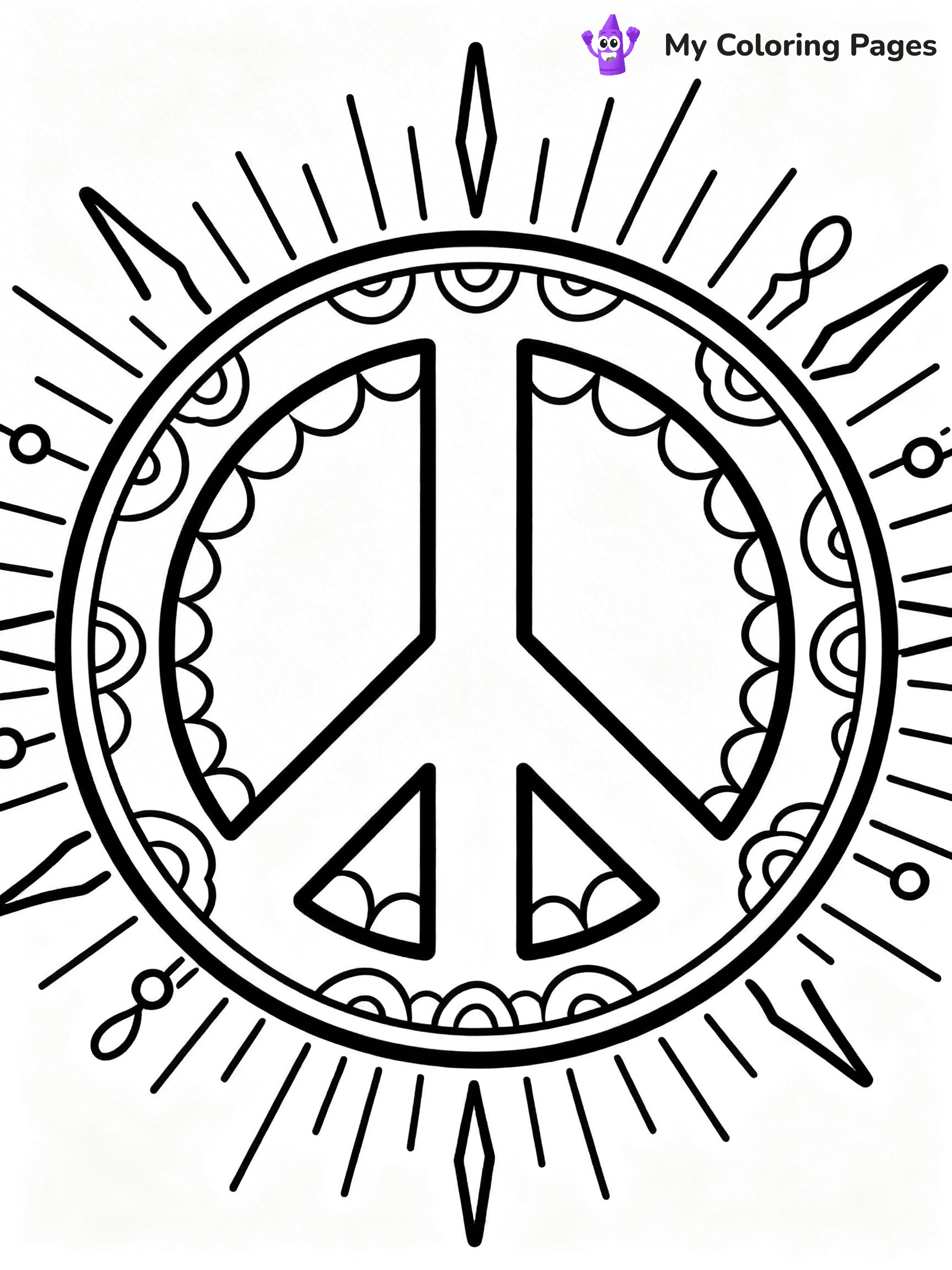 Peace Coloring Pages - 11