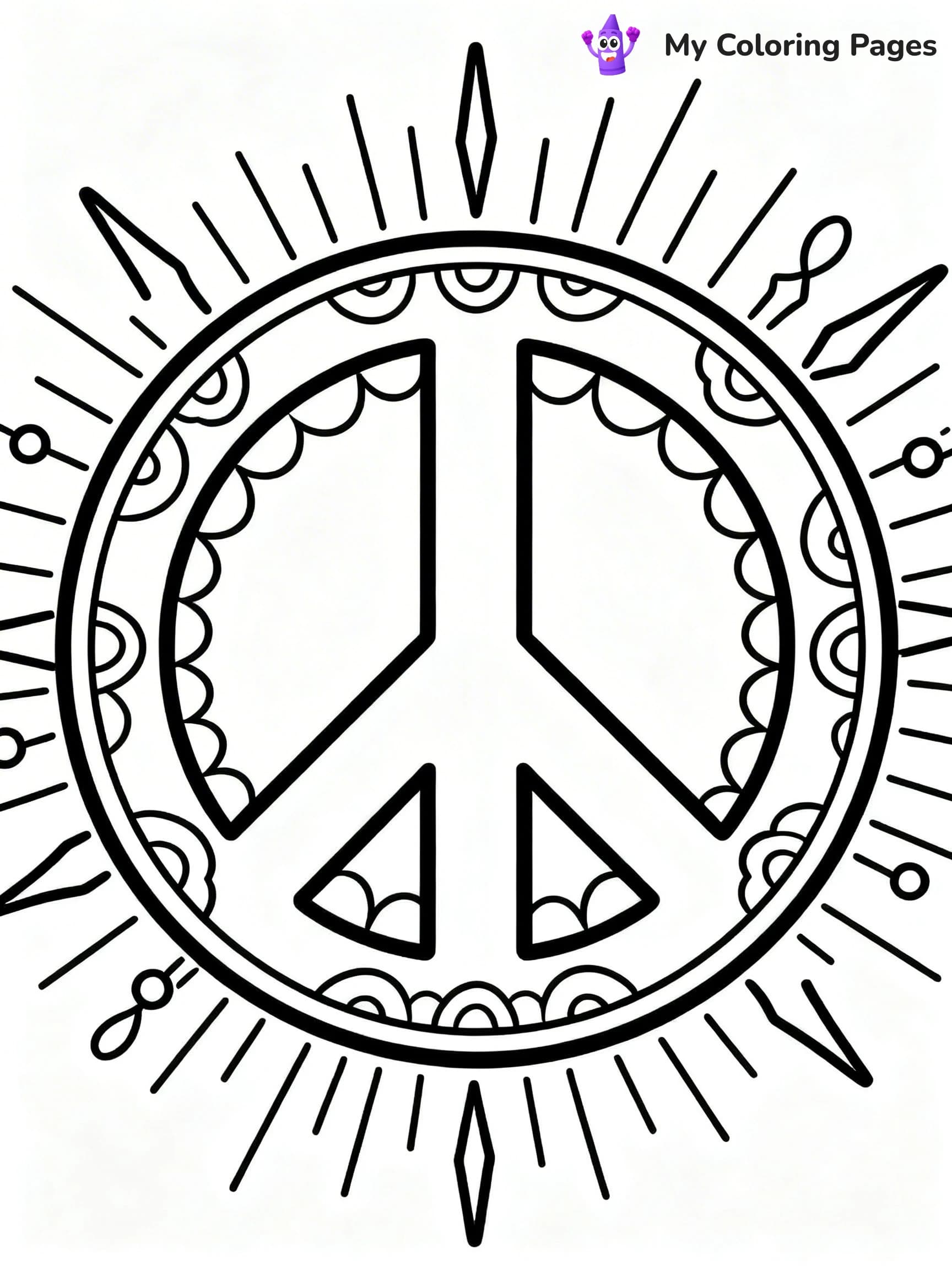Peace Coloring Pages - 11