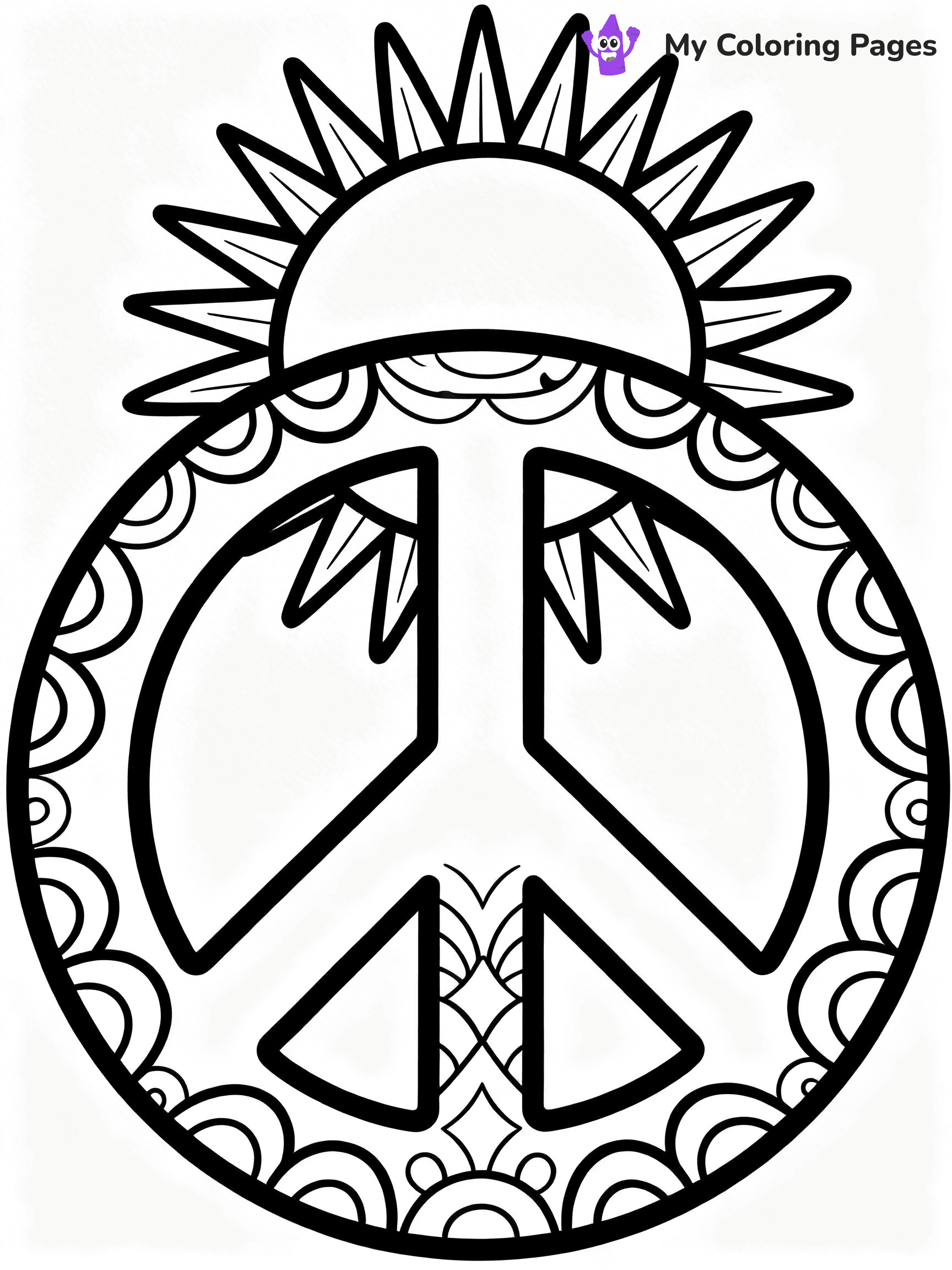 Peace Coloring Pages - 10
