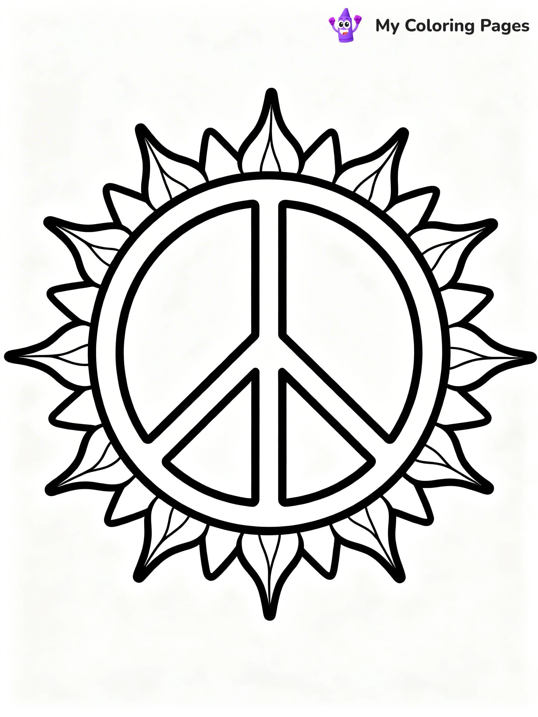 Peace Coloring Pages - 8