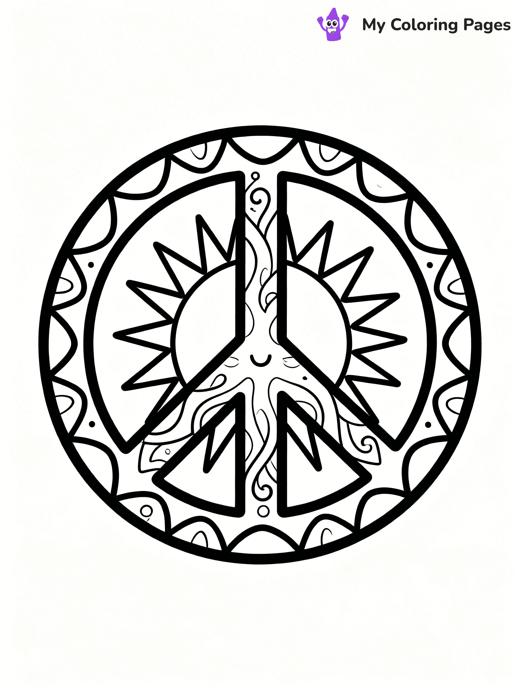 Peace Coloring Pages - 7