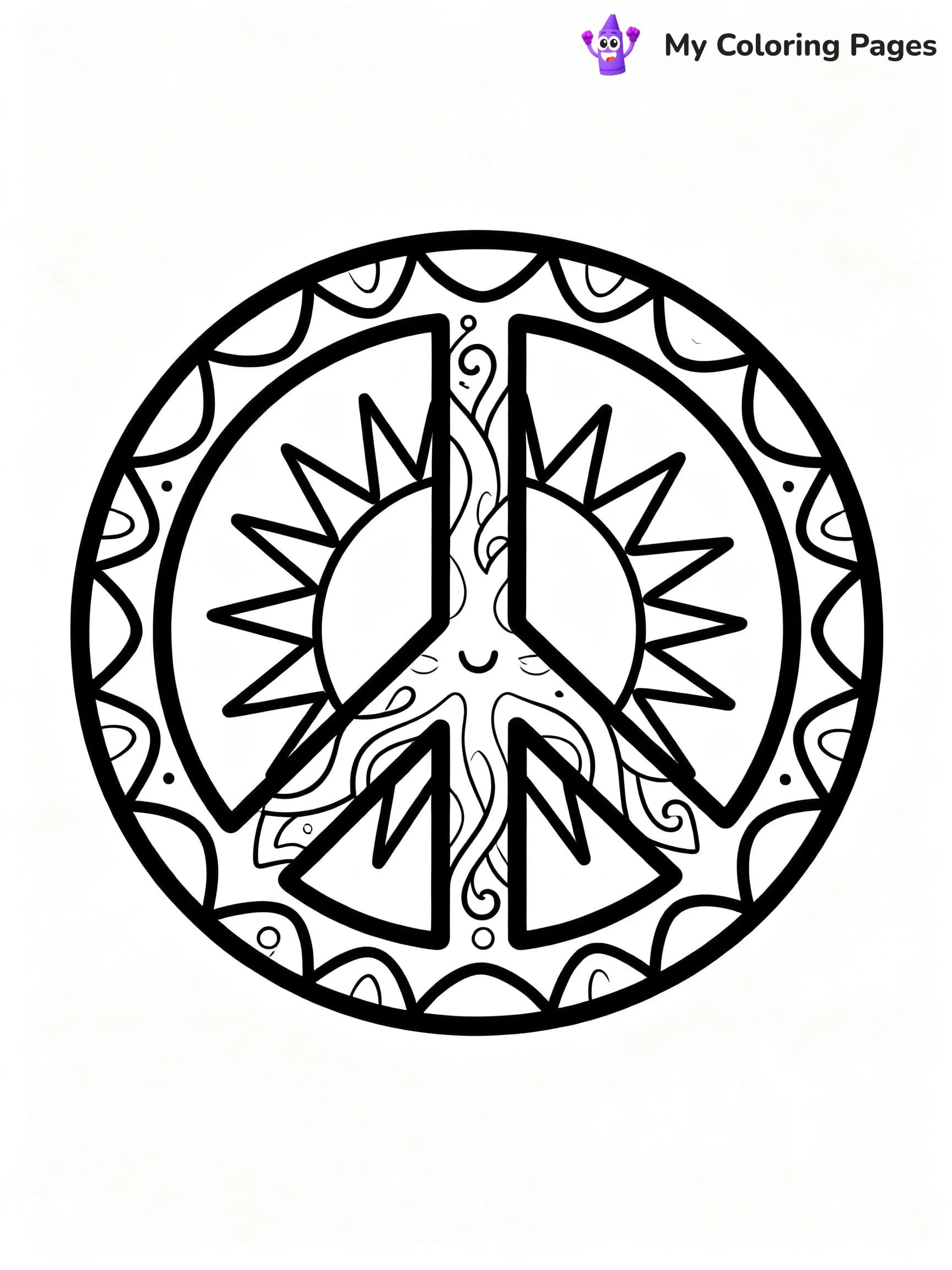 Peace Coloring Pages - 7