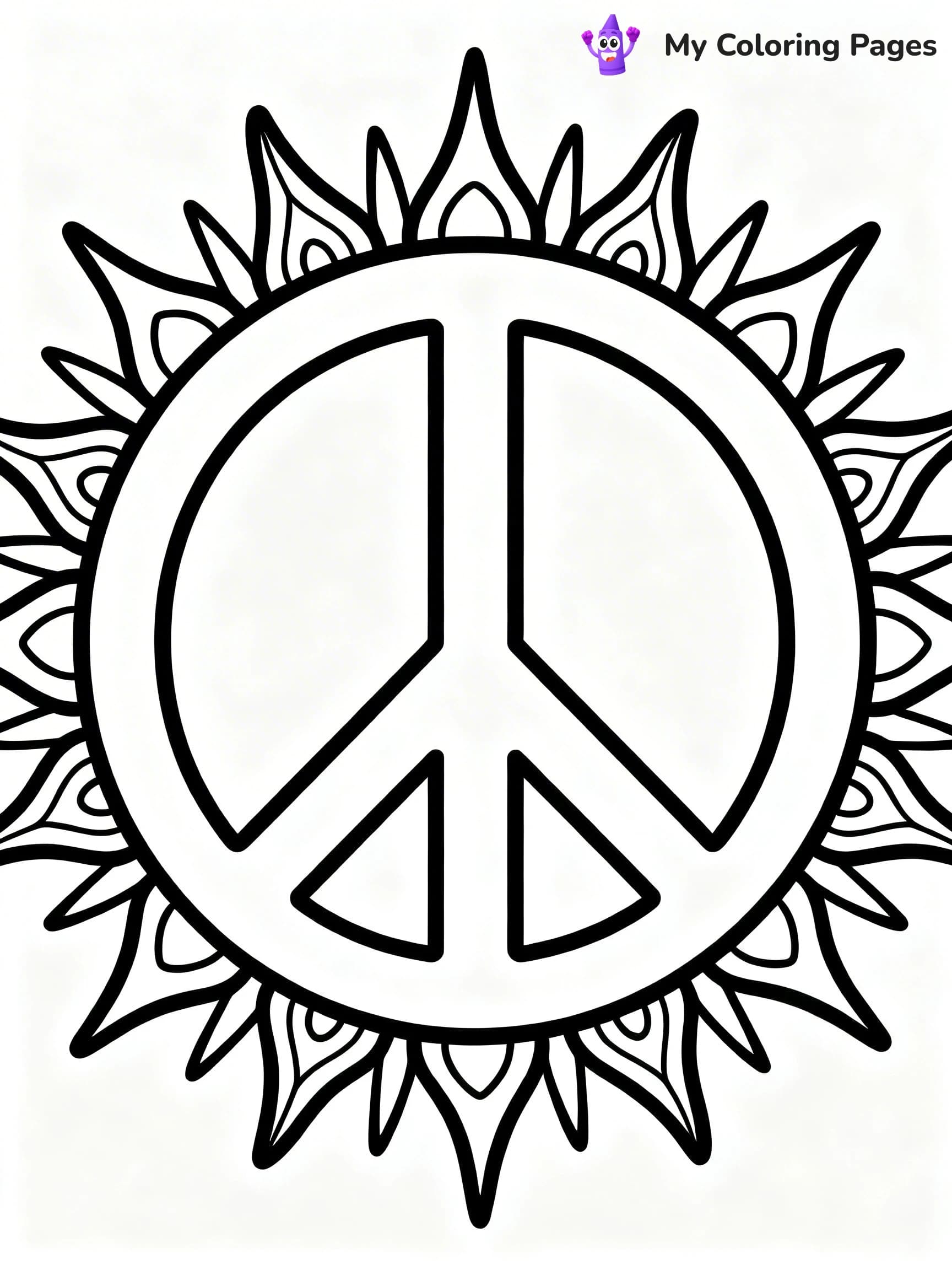 Peace Coloring Pages - 6