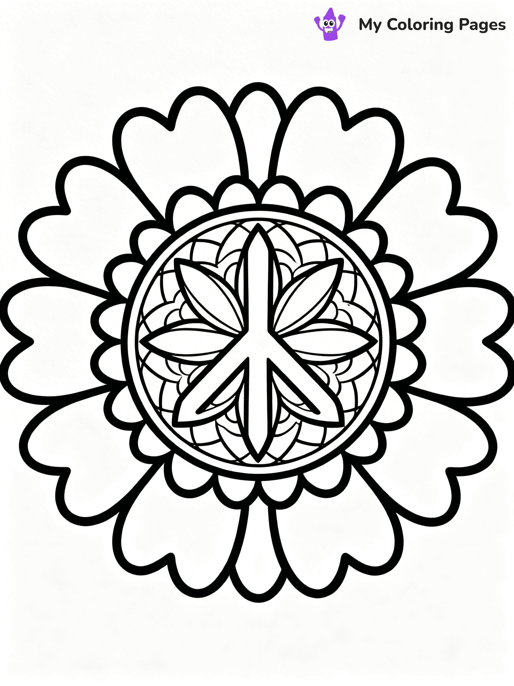 Peace Coloring Pages - 4