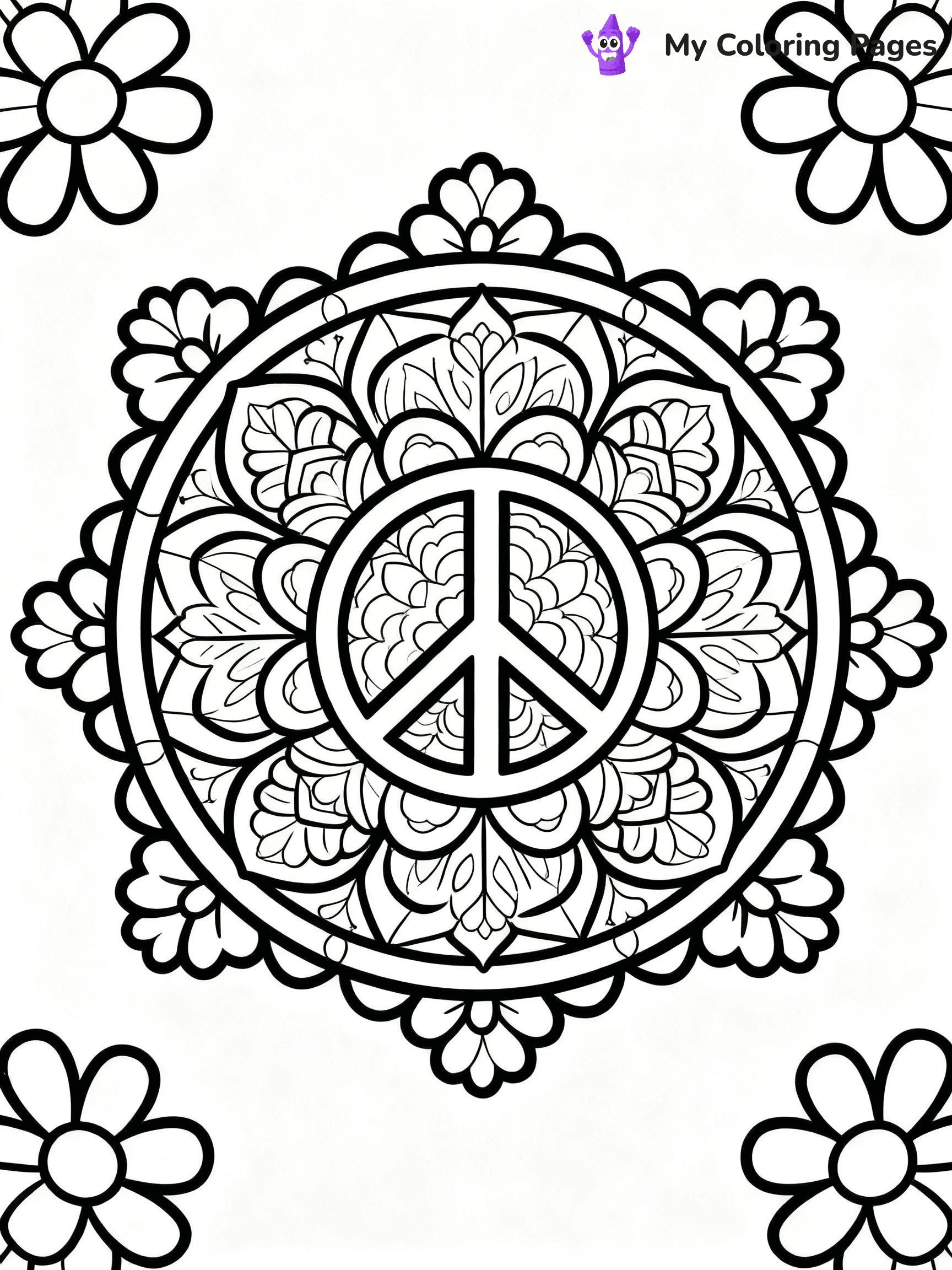 Peace Coloring Pages - 2