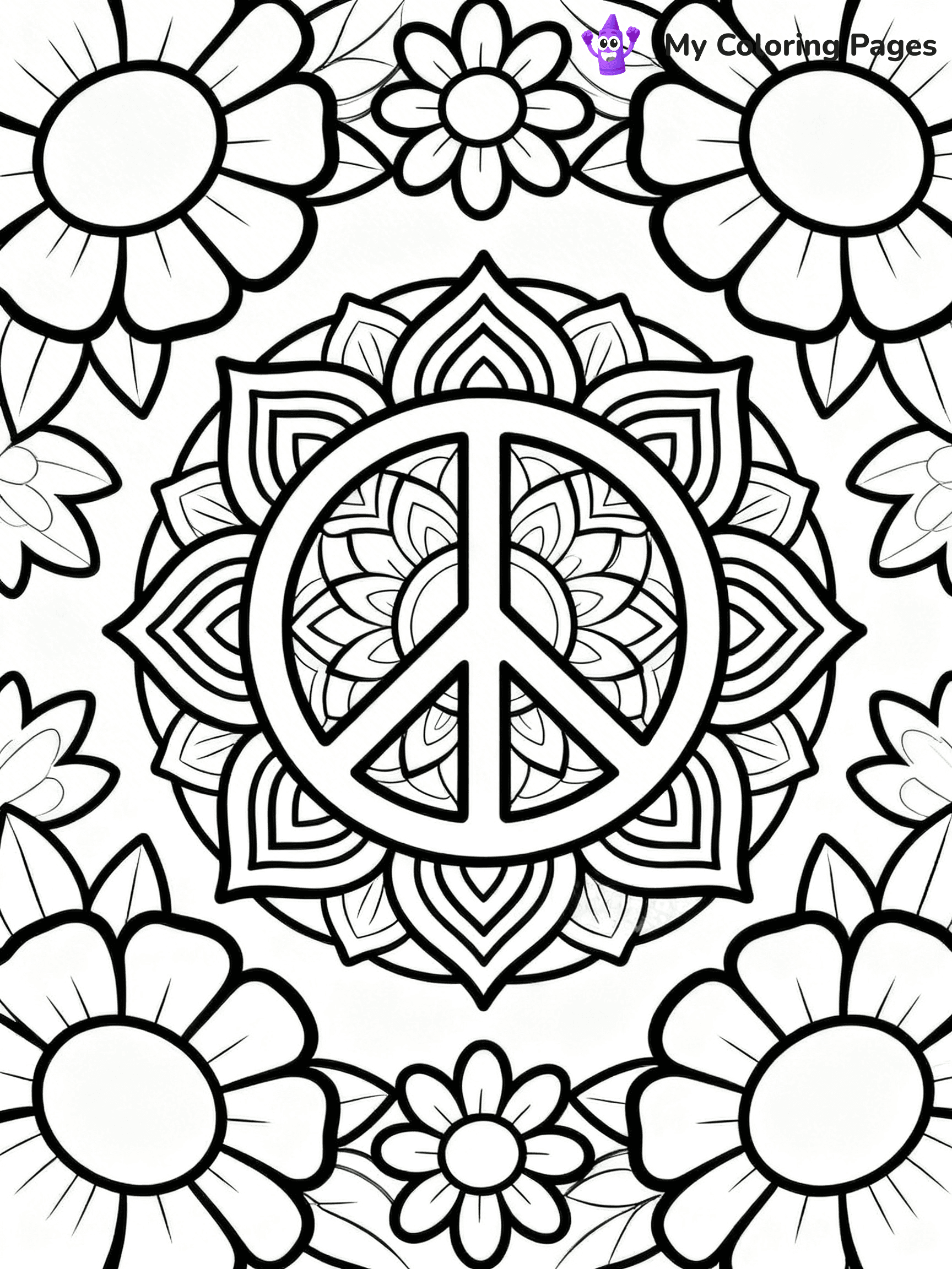 Peace Coloring Pages - 1