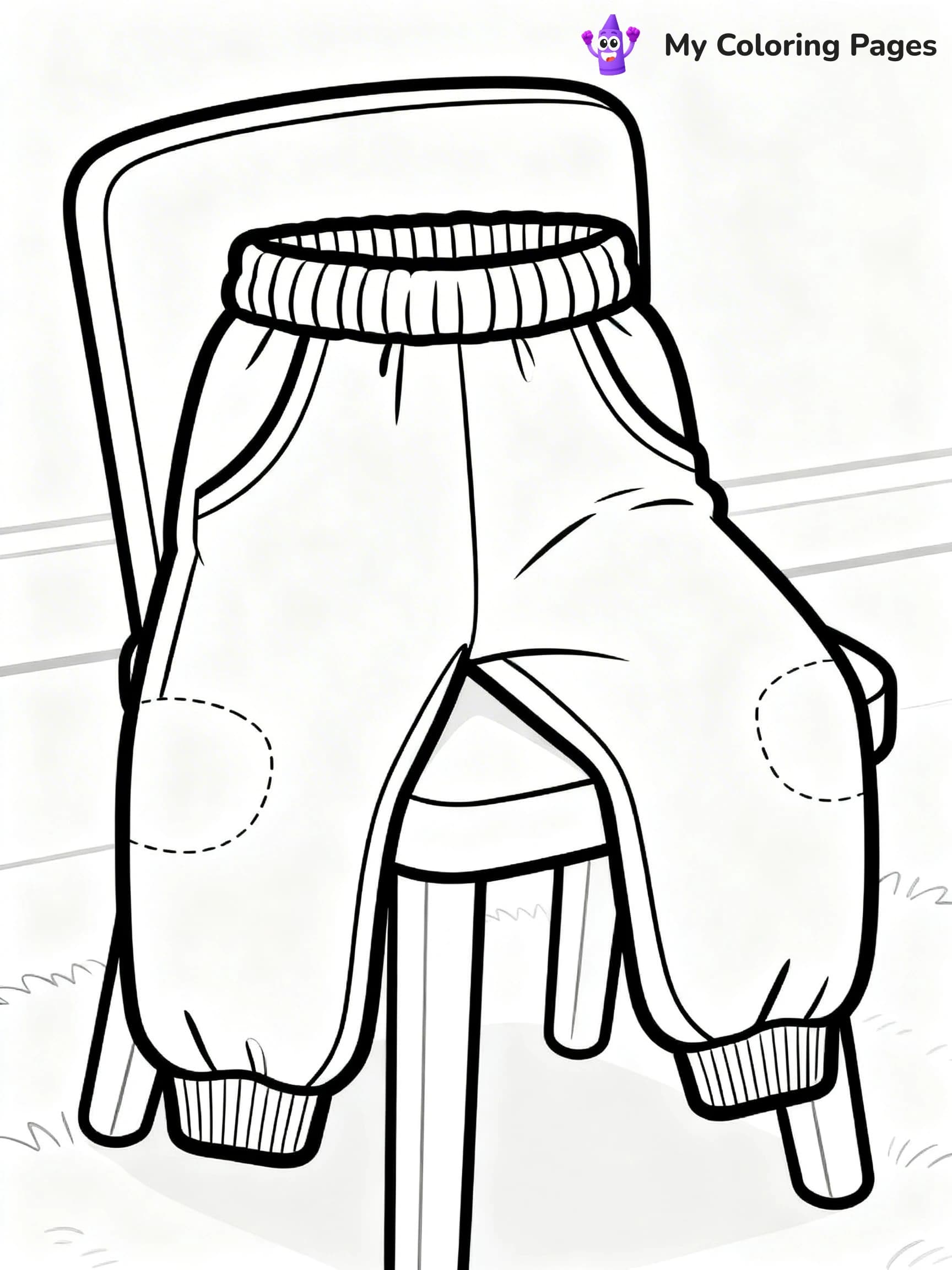 Pants Coloring Pages - 18
