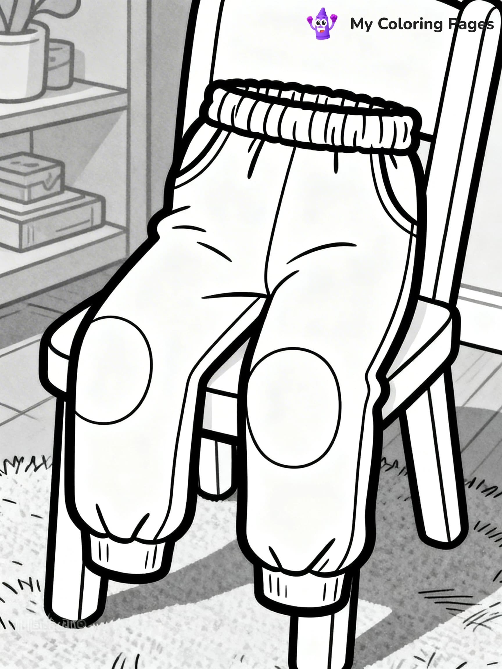Pants Coloring Pages - 17