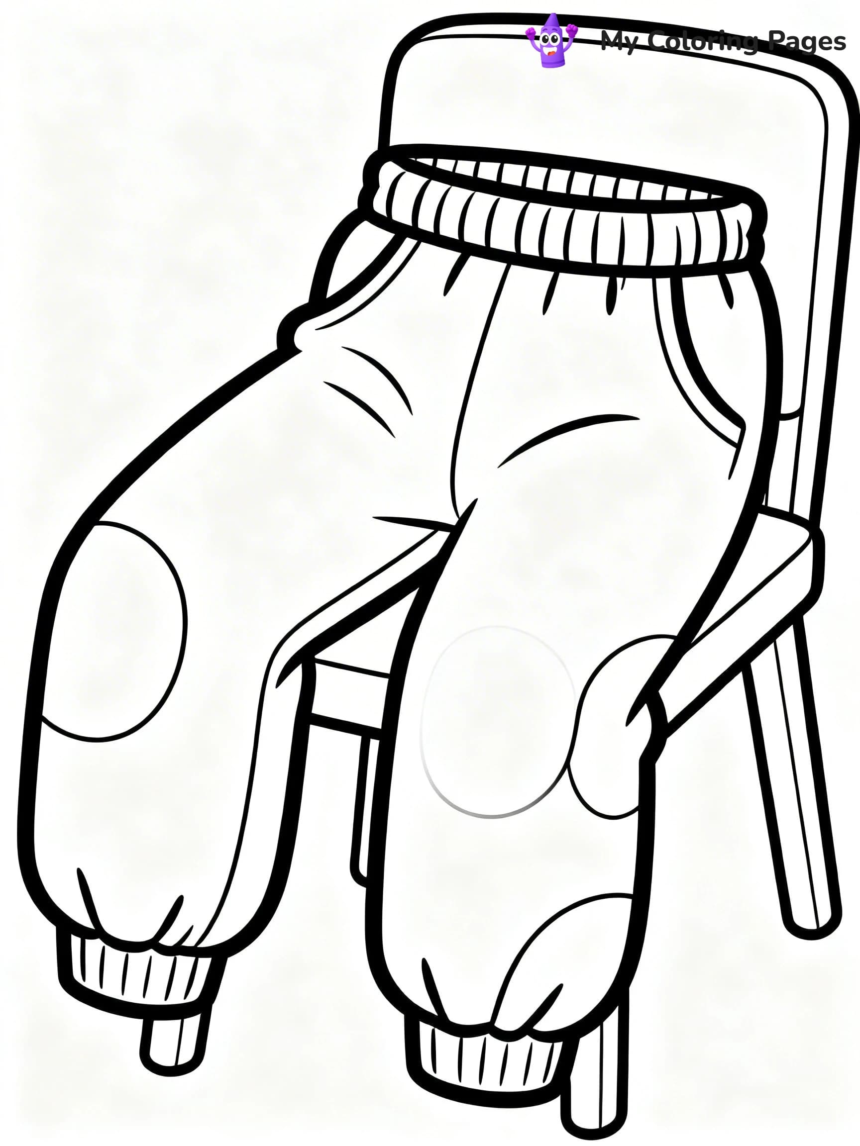 Pants Coloring Pages - 13