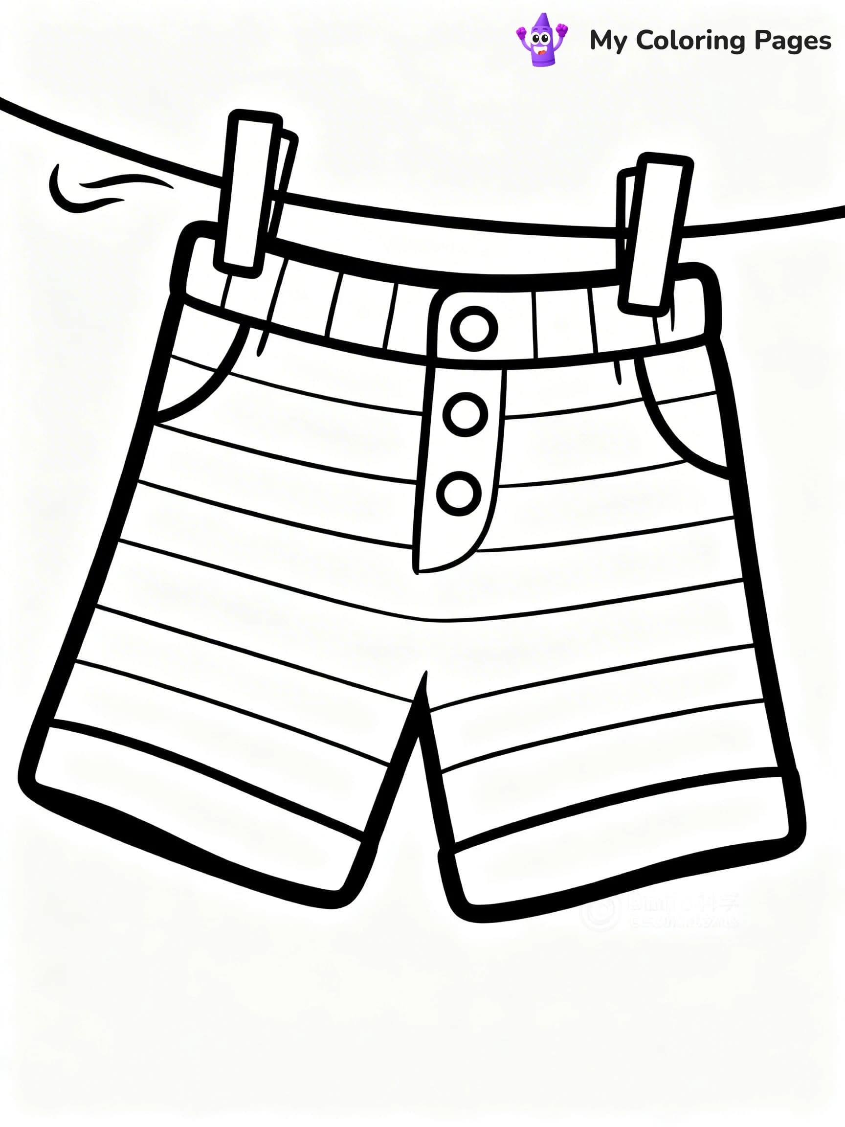 Pants Coloring Pages - 11