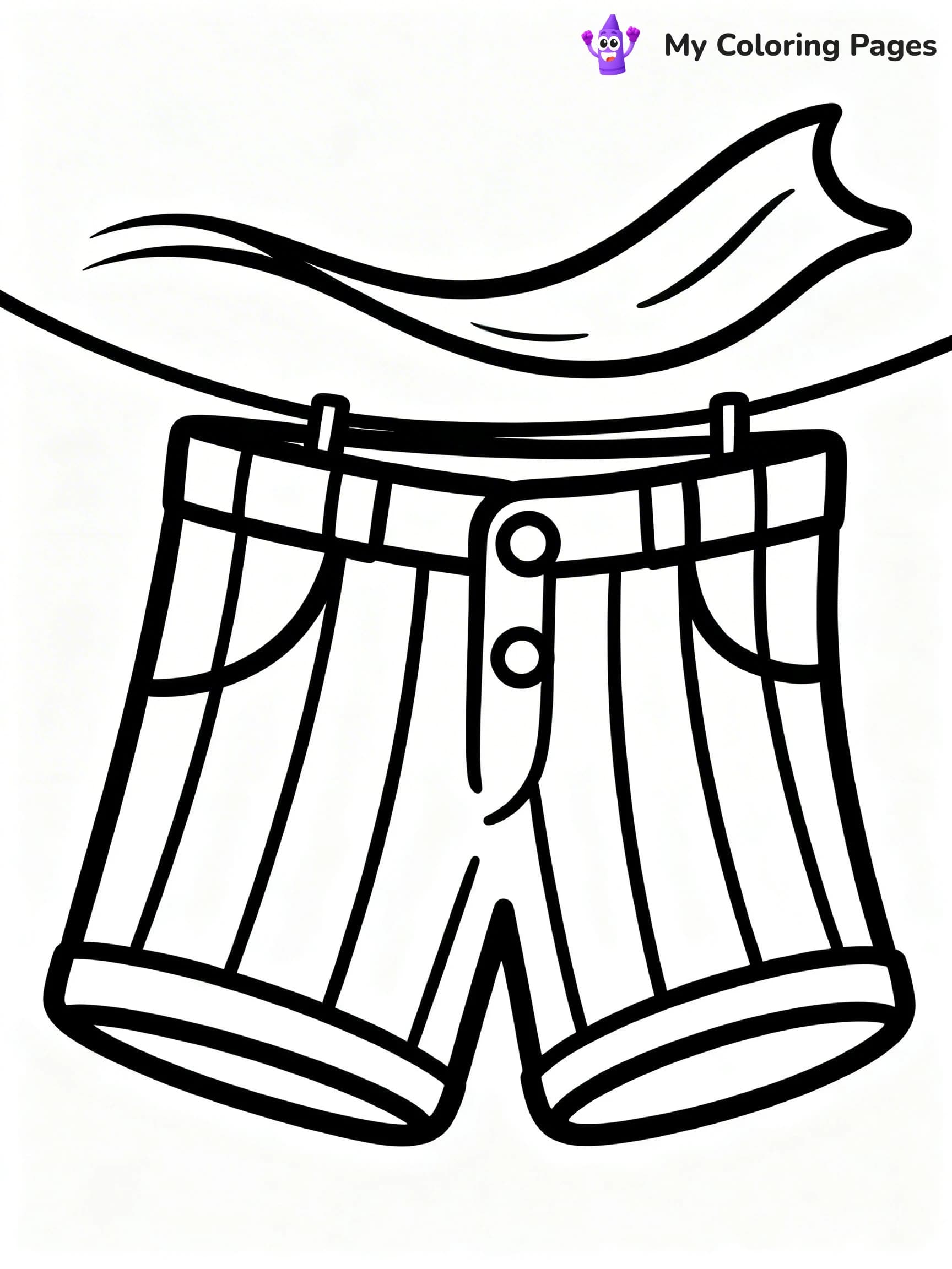 Pants Coloring Pages - 10