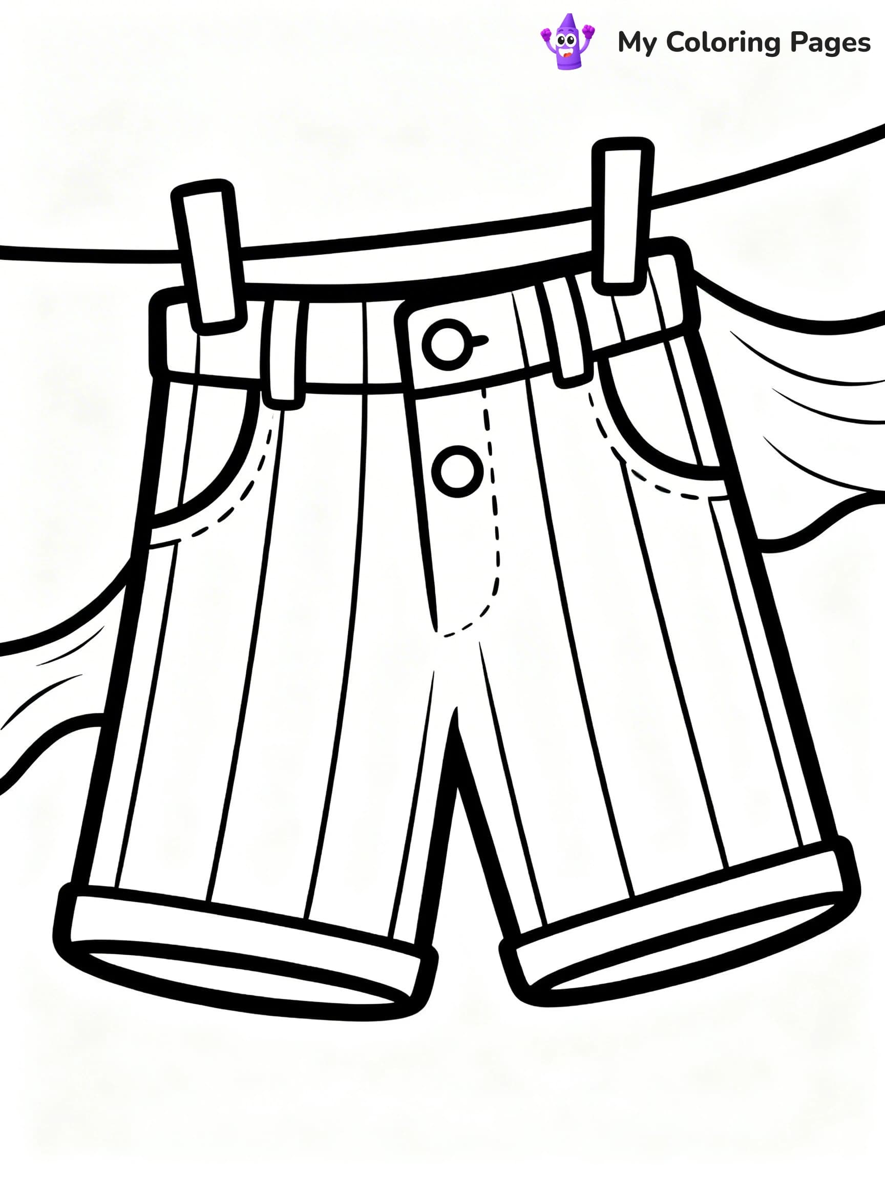 Pants Coloring Pages - 9