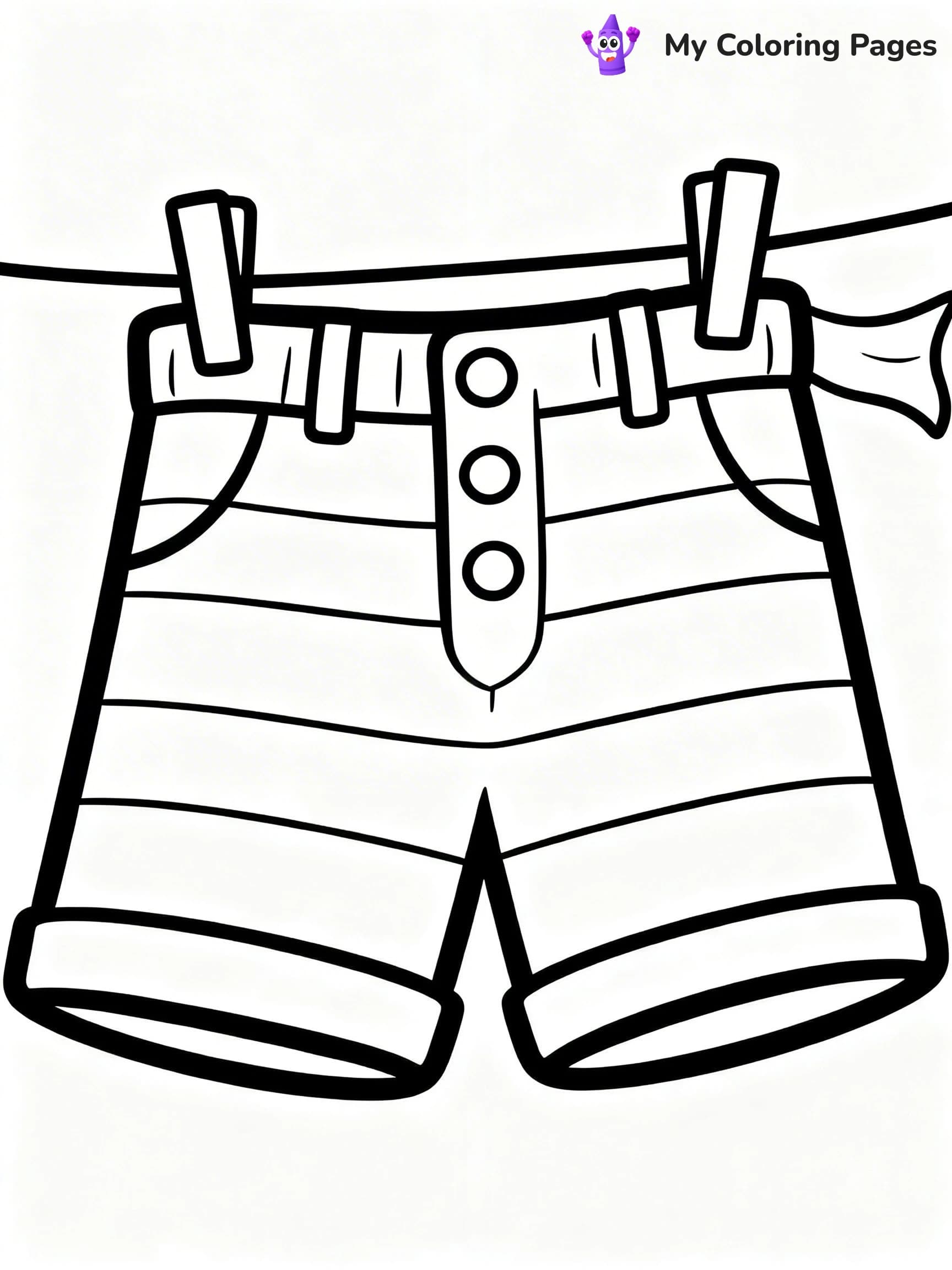 Pants Coloring Pages - 7