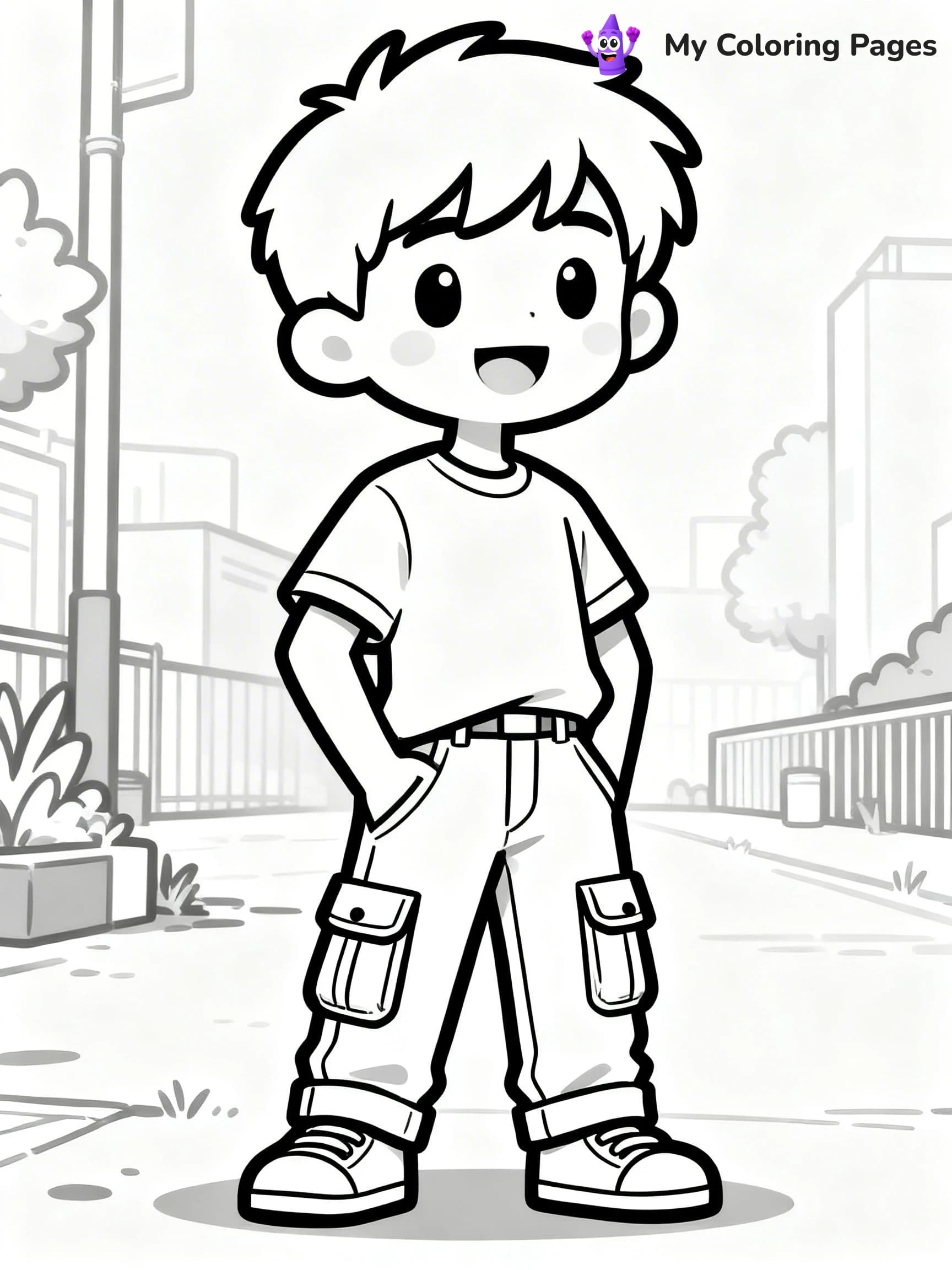 Pants Coloring Pages - 4