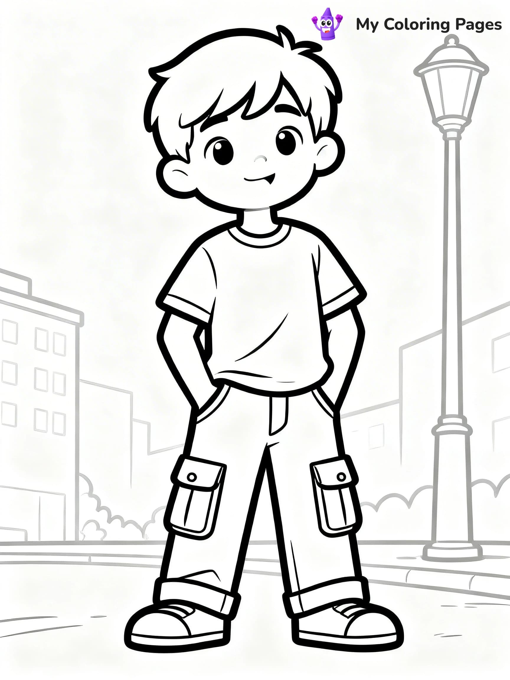 Pants Coloring Pages - 2