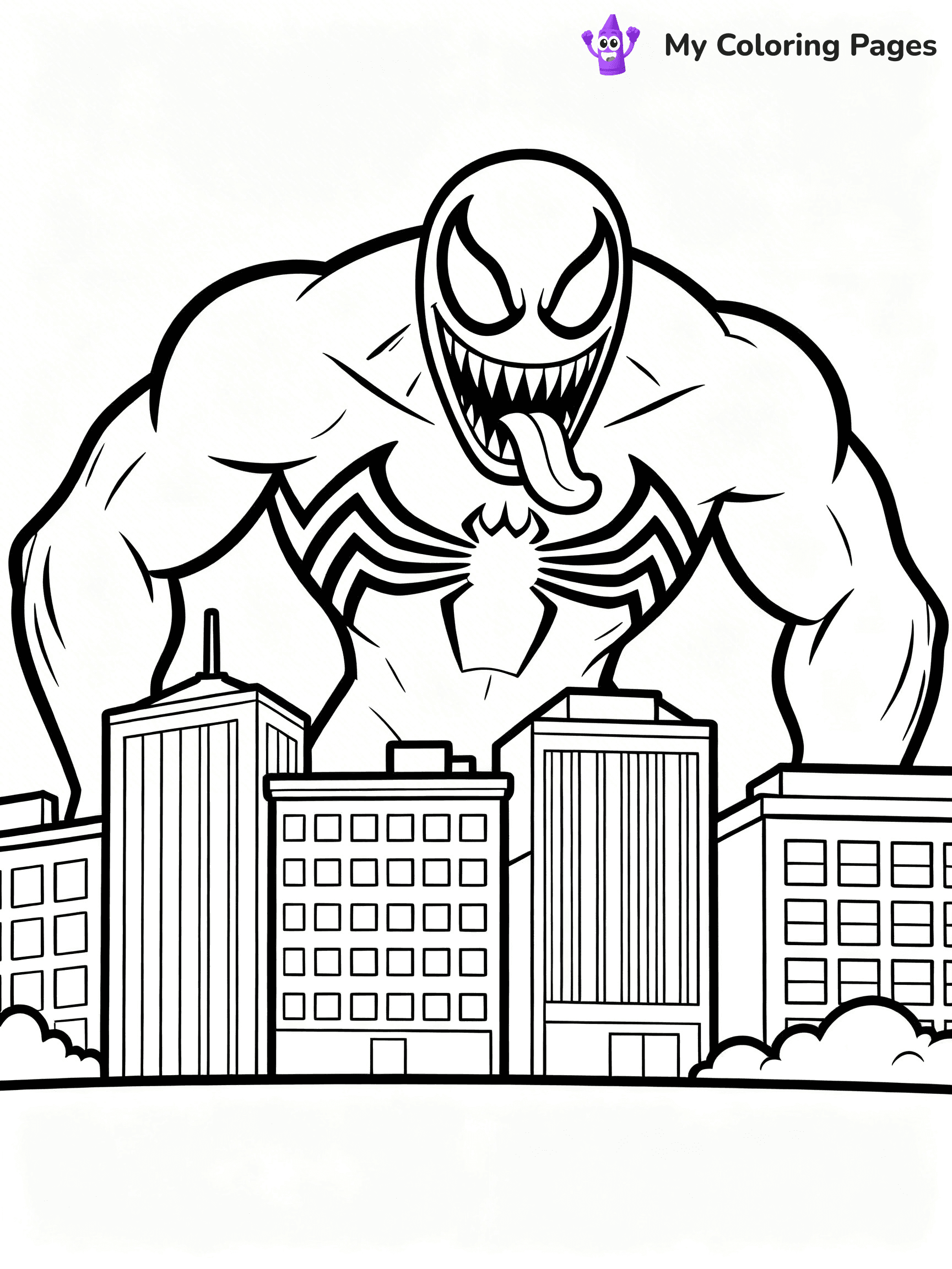 Venom And Carnage Coloring Pages - 24