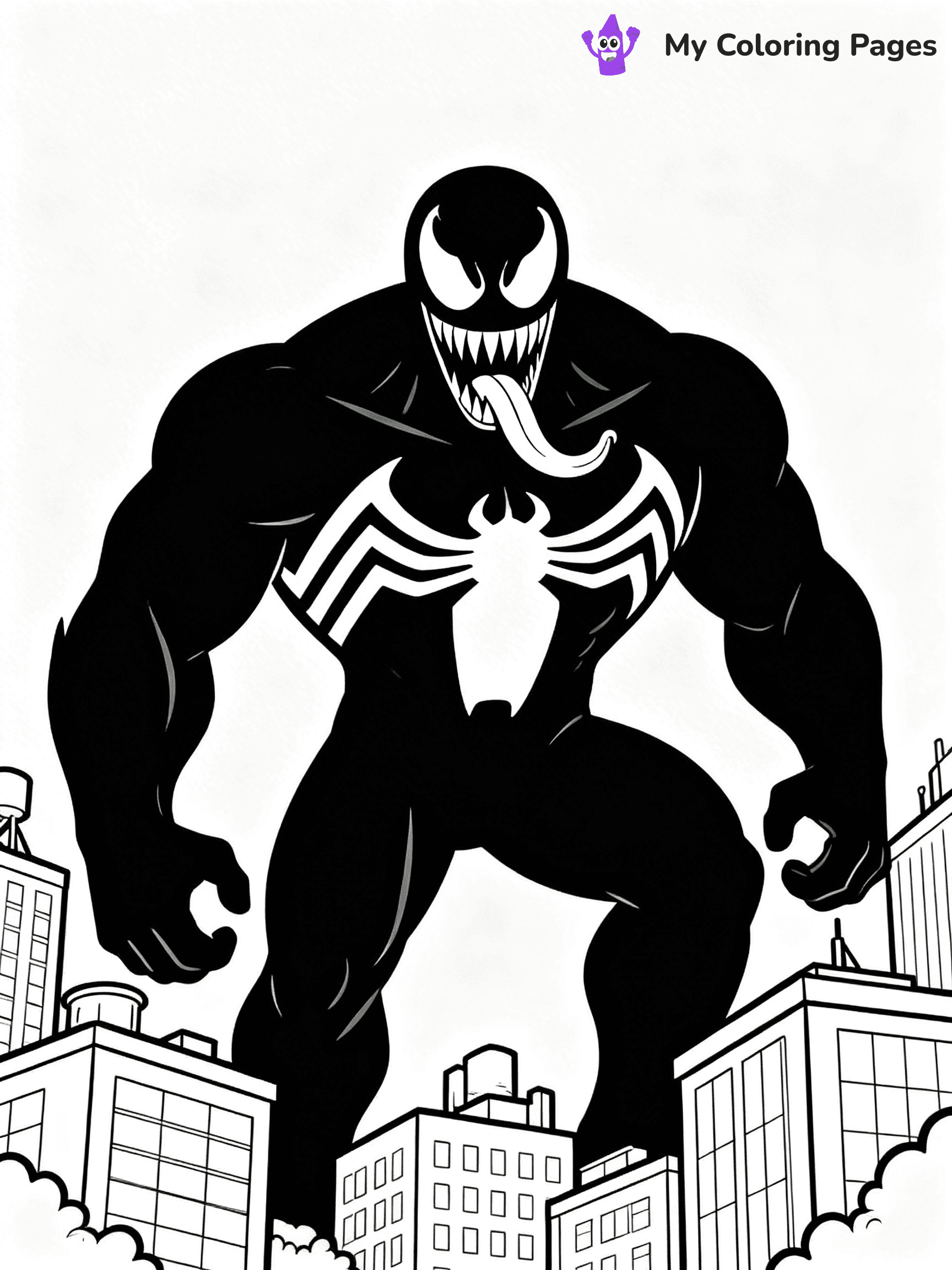 Venom And Carnage Coloring Pages - 23