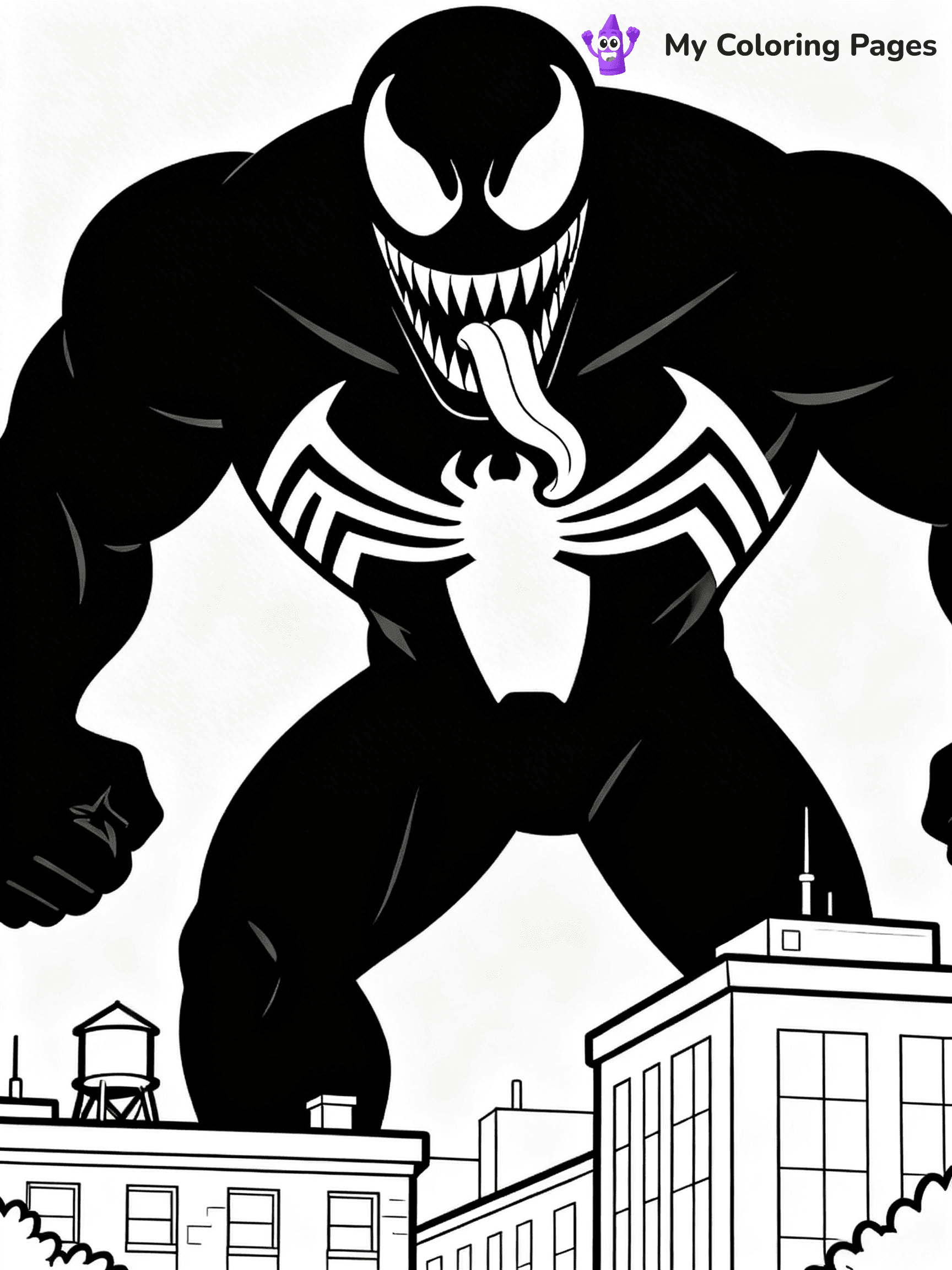Venom And Carnage Coloring Pages - 20