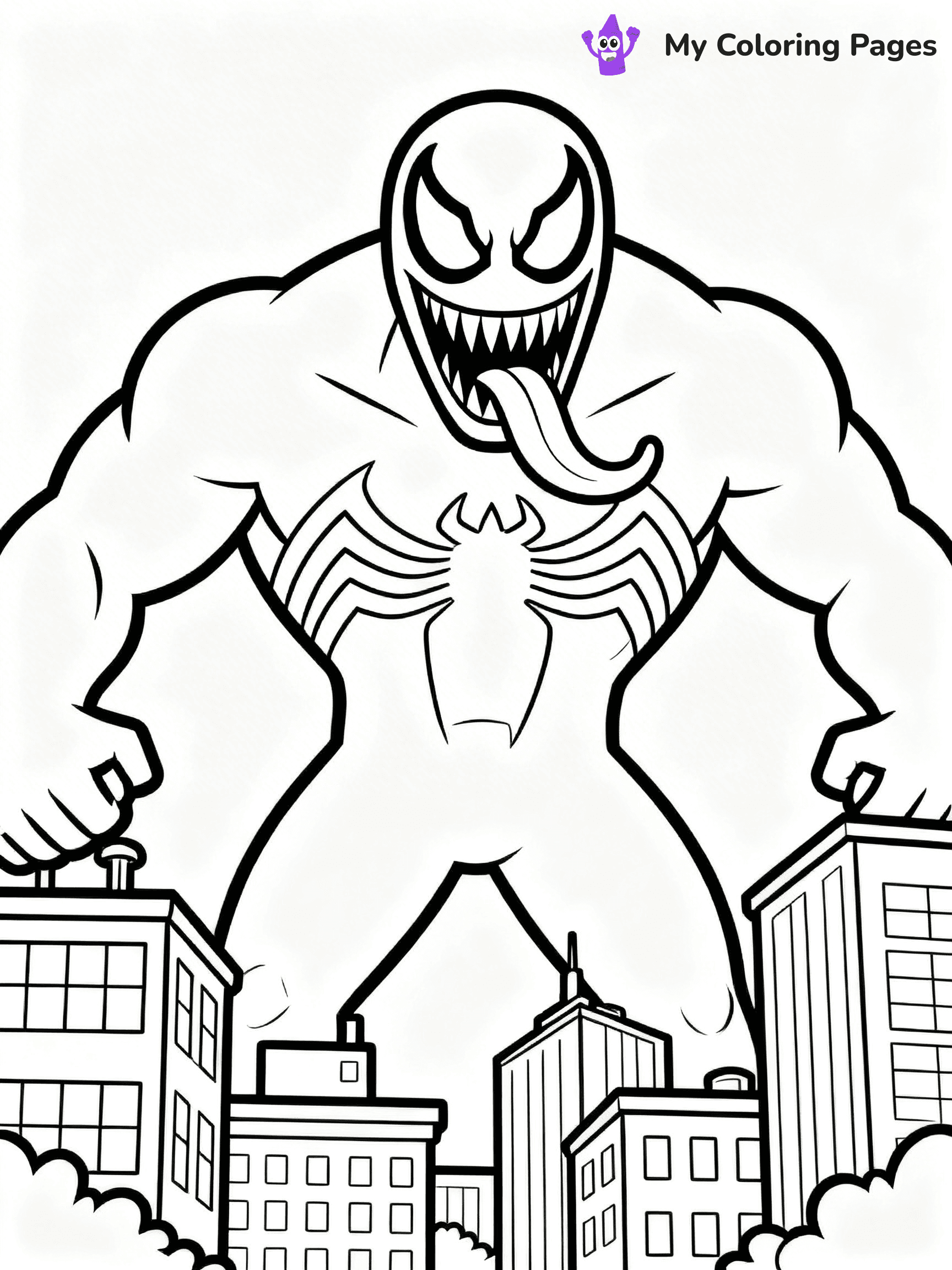 Venom And Carnage Coloring Pages - 19