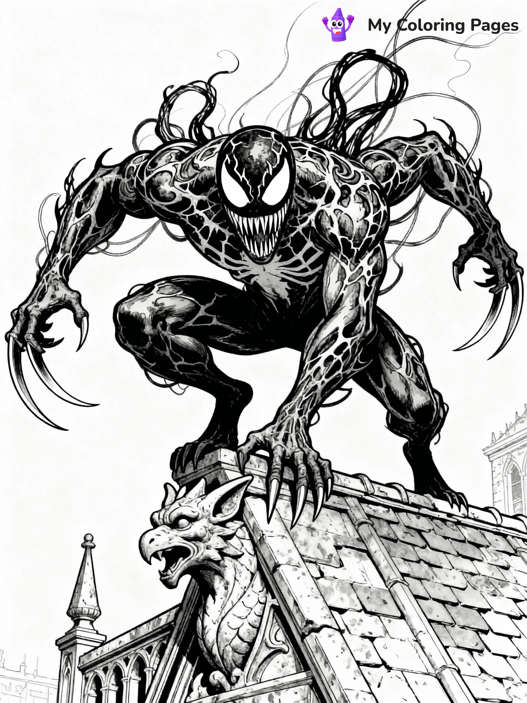 Venom And Carnage Coloring Pages - 5