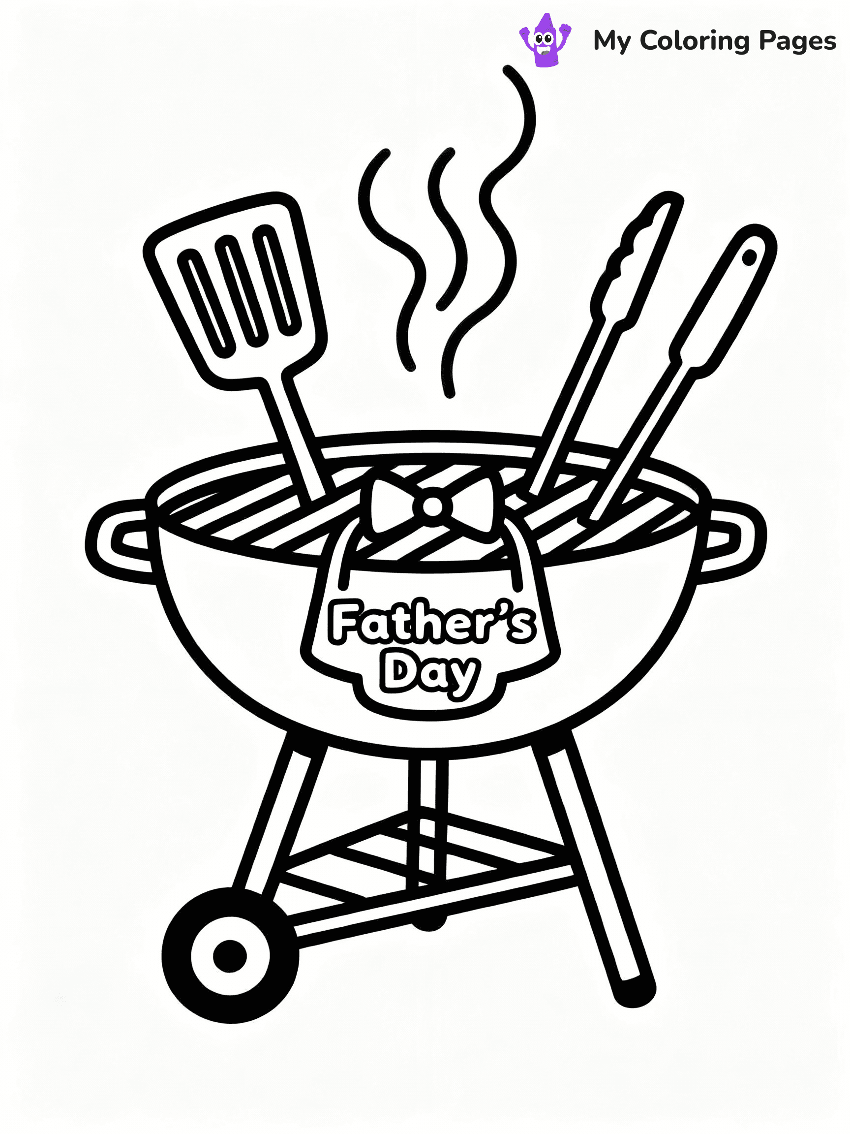 Happy Fathers Day Coloring Pages - 56
