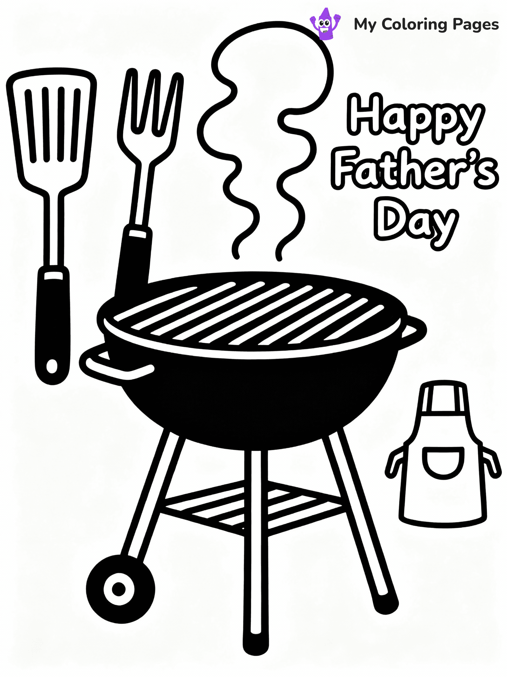 Happy Fathers Day Coloring Pages - 52