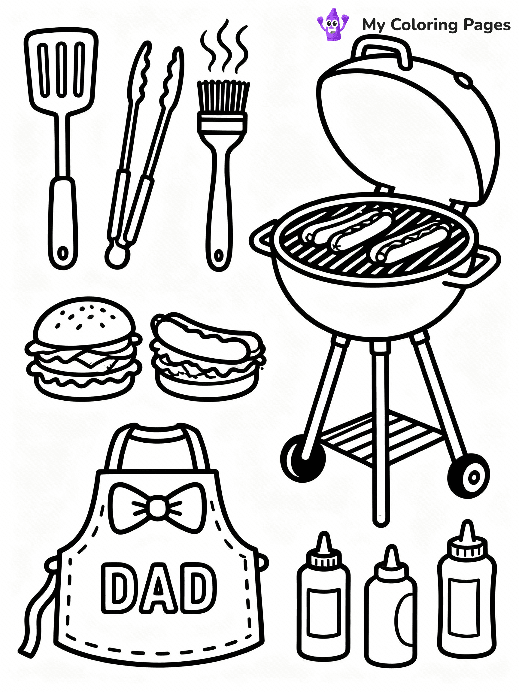 Happy Fathers Day Coloring Pages - 46