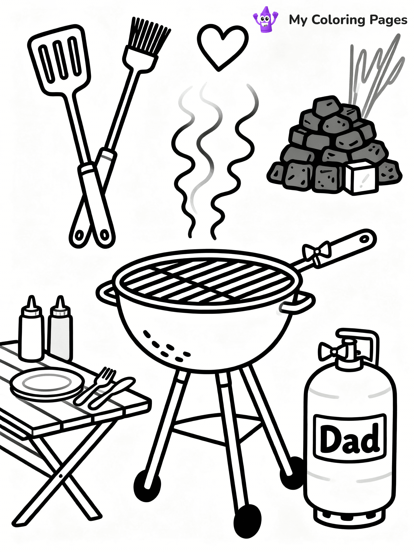 Happy Fathers Day Coloring Pages - 45