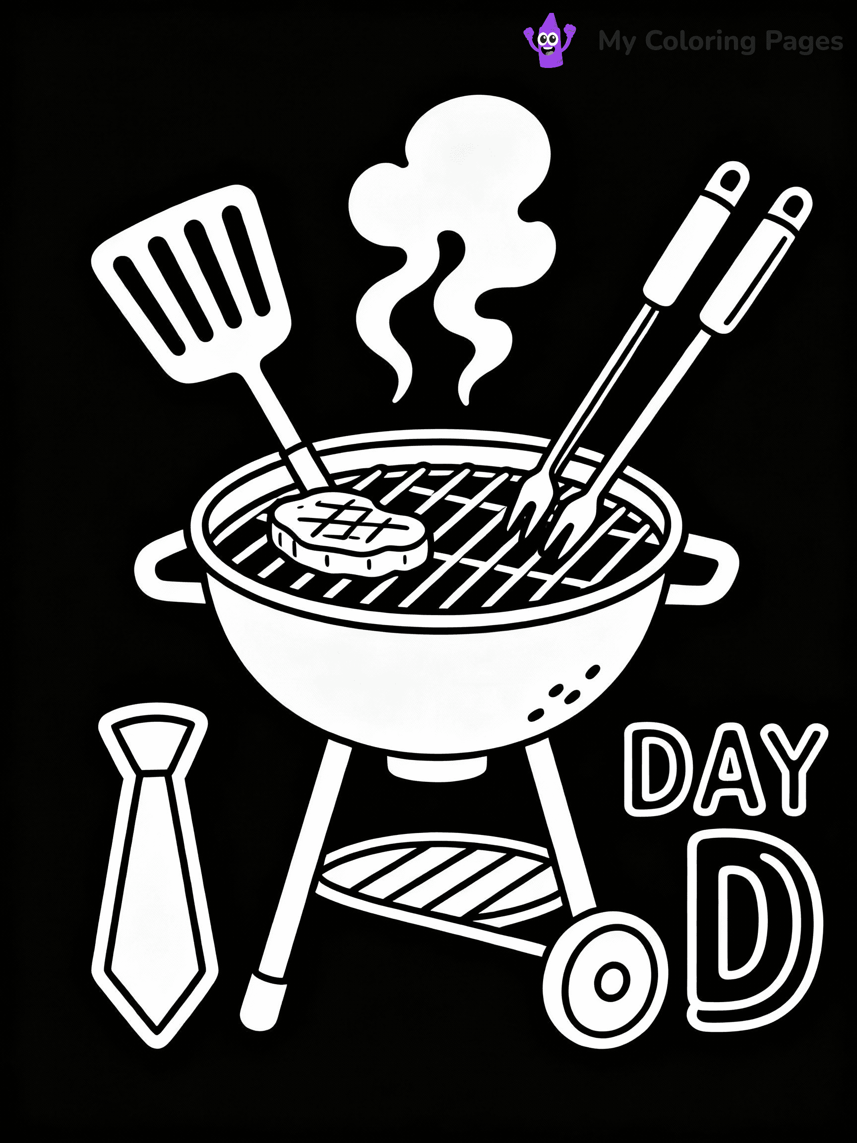 Happy Fathers Day Coloring Pages - 43