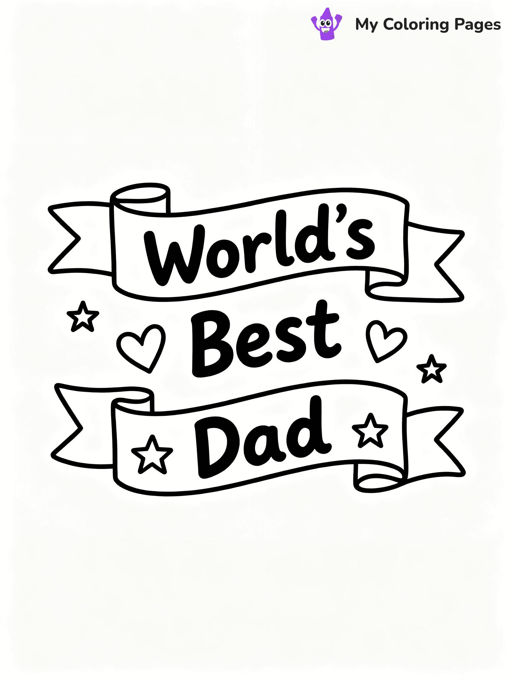 Happy Fathers Day Coloring Pages - 29